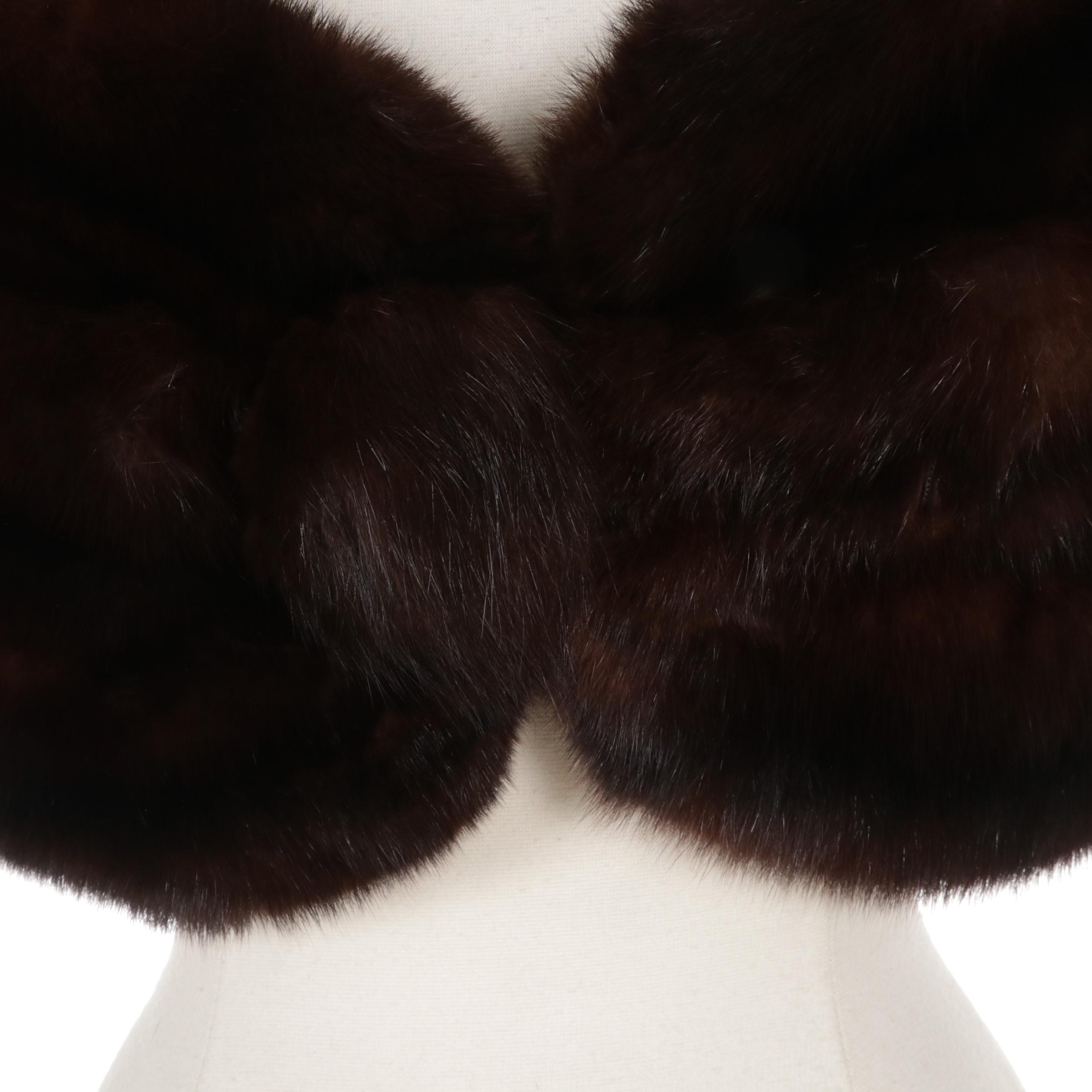 Russian Sable Fur Stole, Mid to Late 20th Century