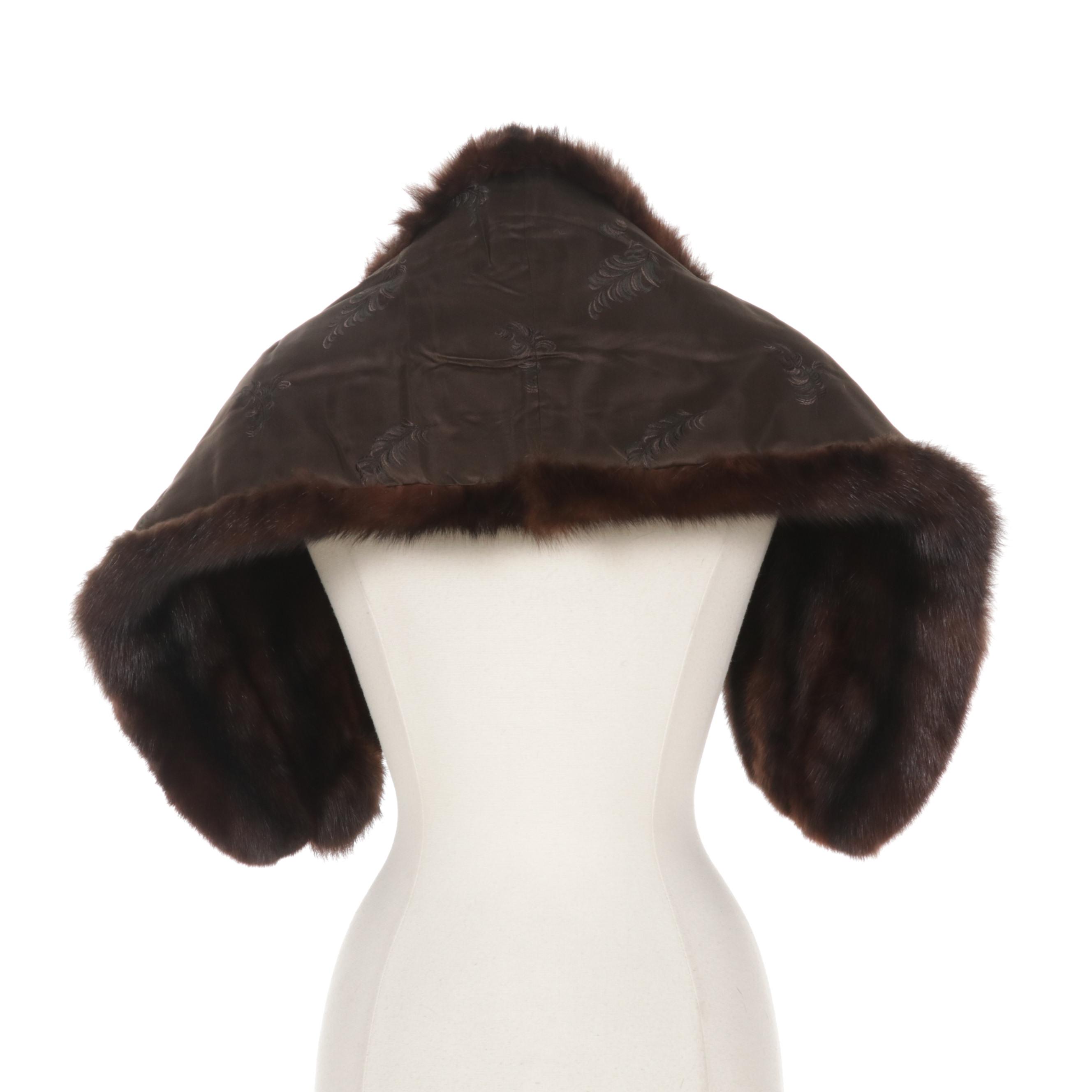 Russian Sable Fur Stole, Mid to Late 20th Century