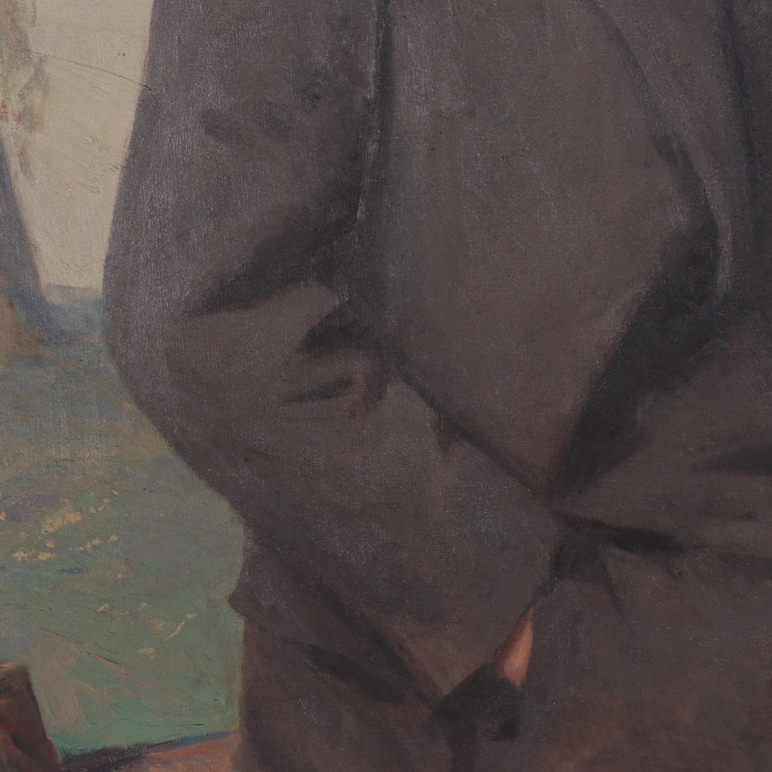 Portrait Oil Painting of John Edward Madden Jr., 1934