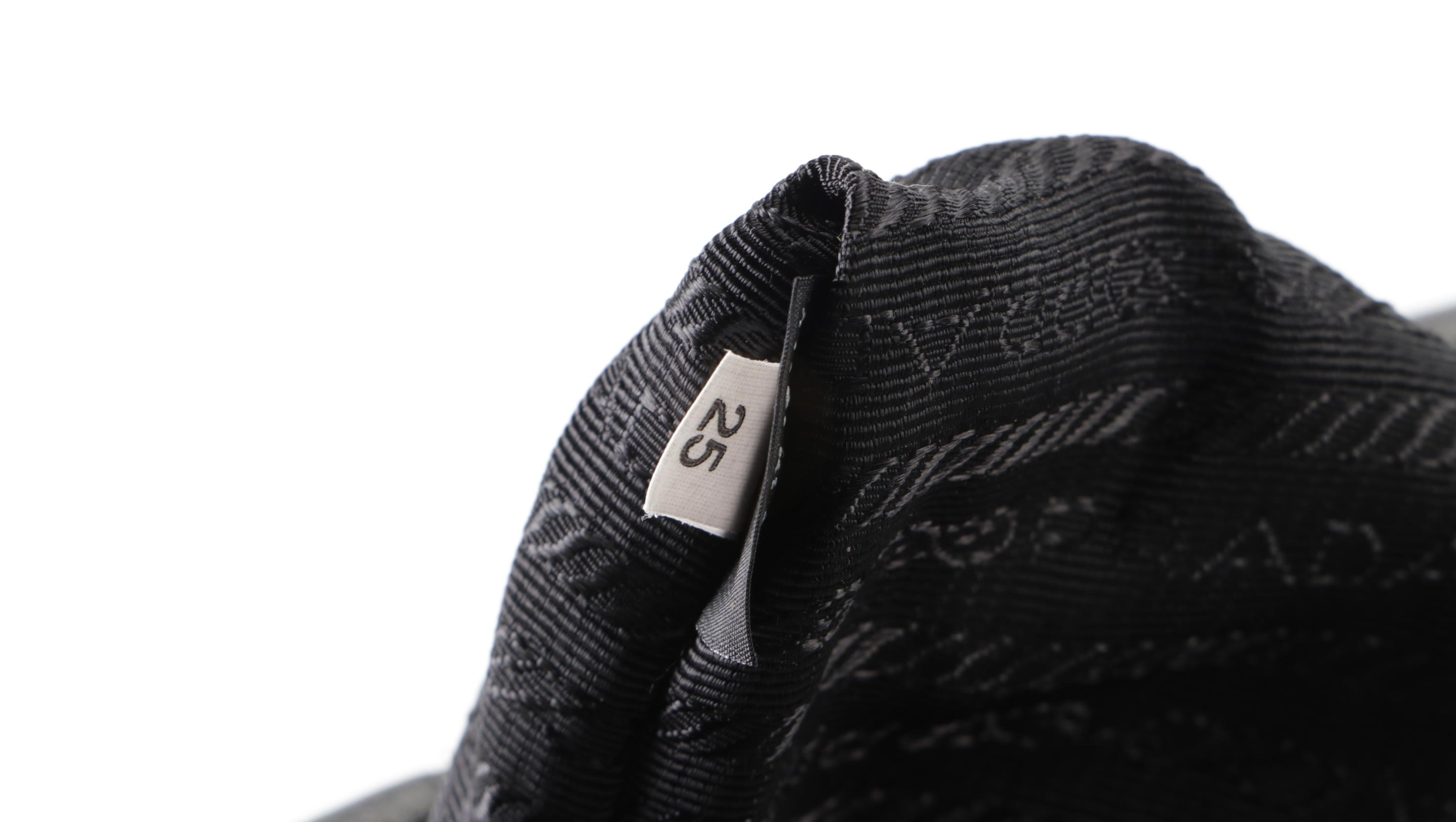 Prada Pleated Leather Shoulder Bag