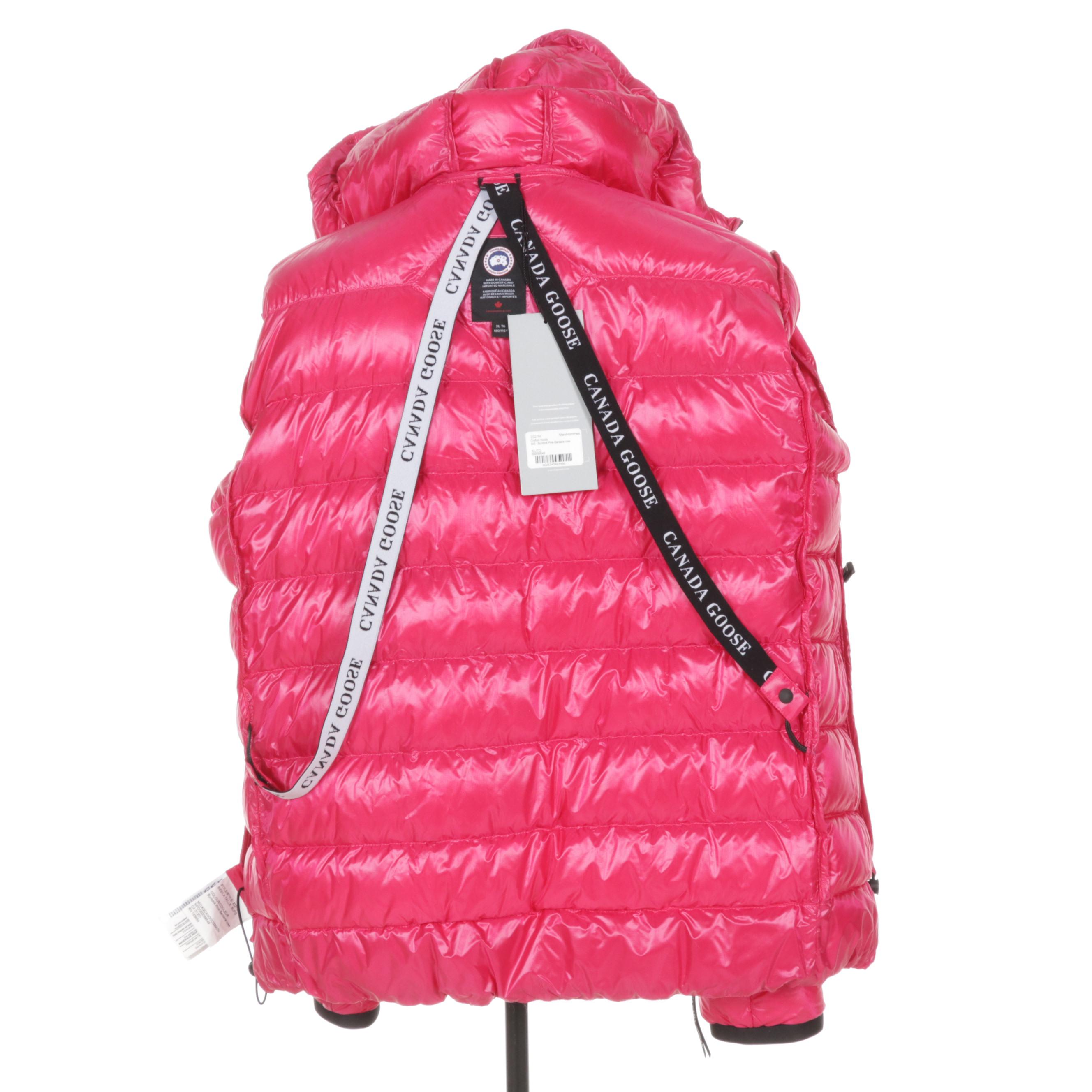 Men's Canada Goose Puffer Jacket In Burdock Pink