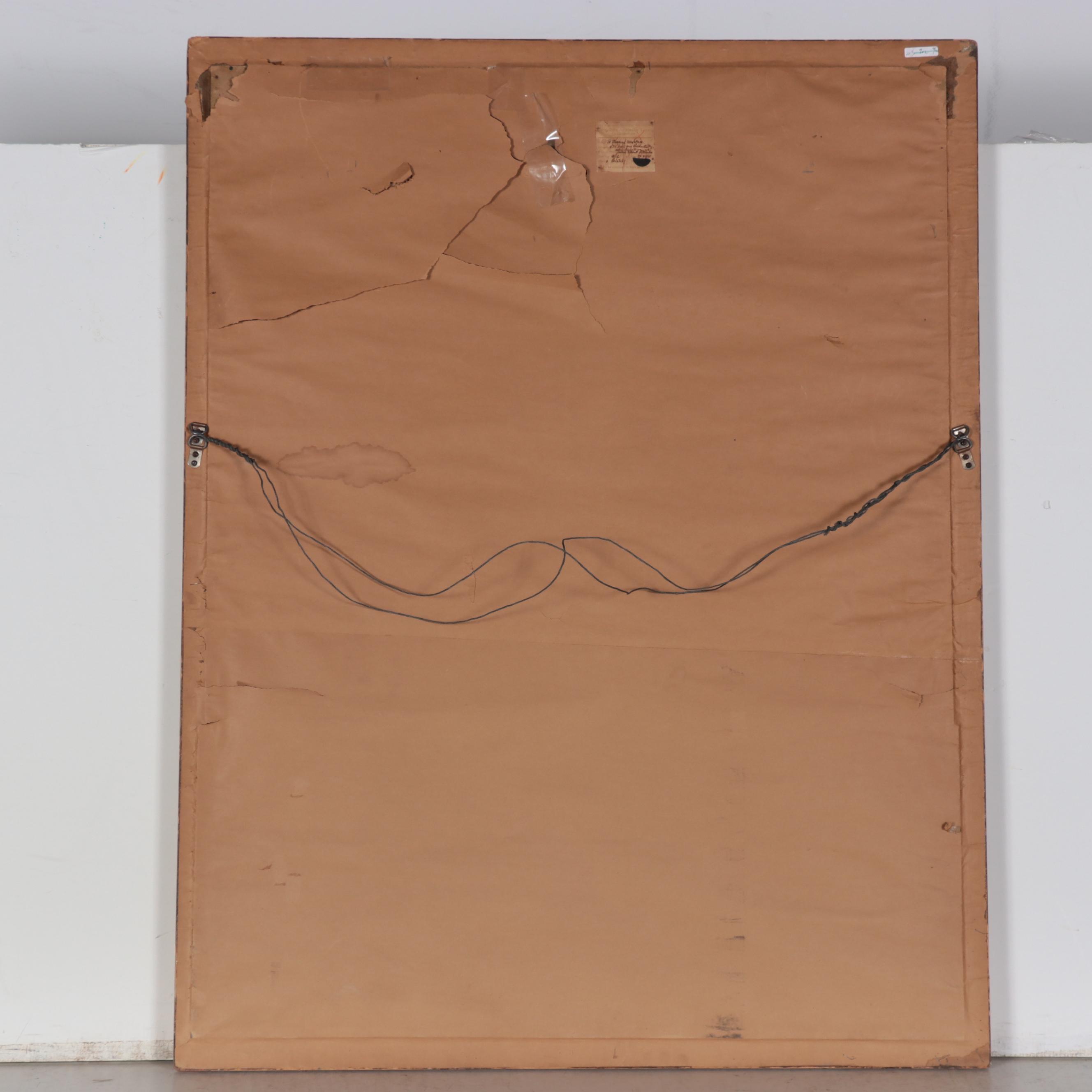 R. Thomas Maston Oil Painting "Christmas Eve at Old St Patrick's Church"