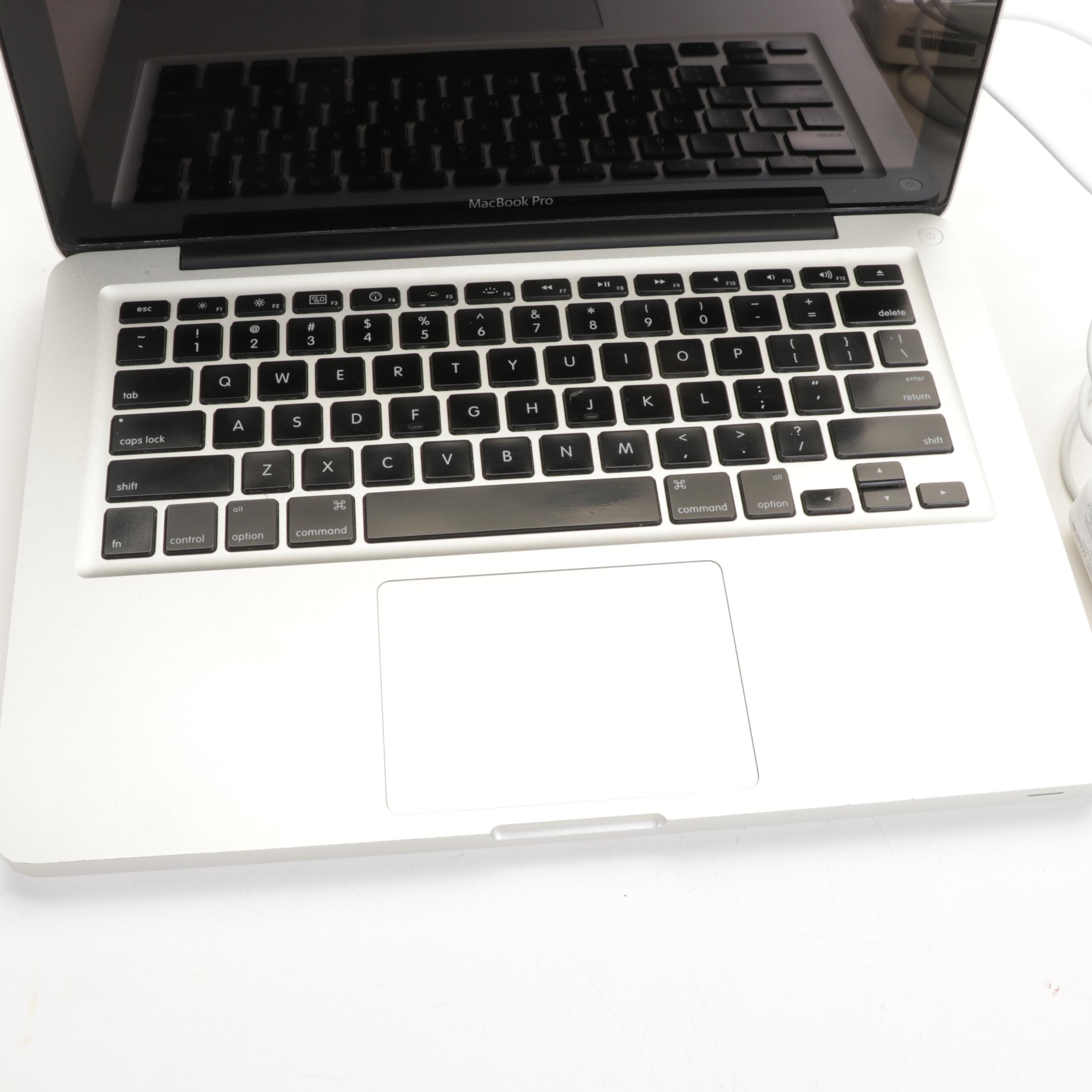 Apple 13" MacBook Pro Laptop with Charging Cord and Bag, Mid-2010