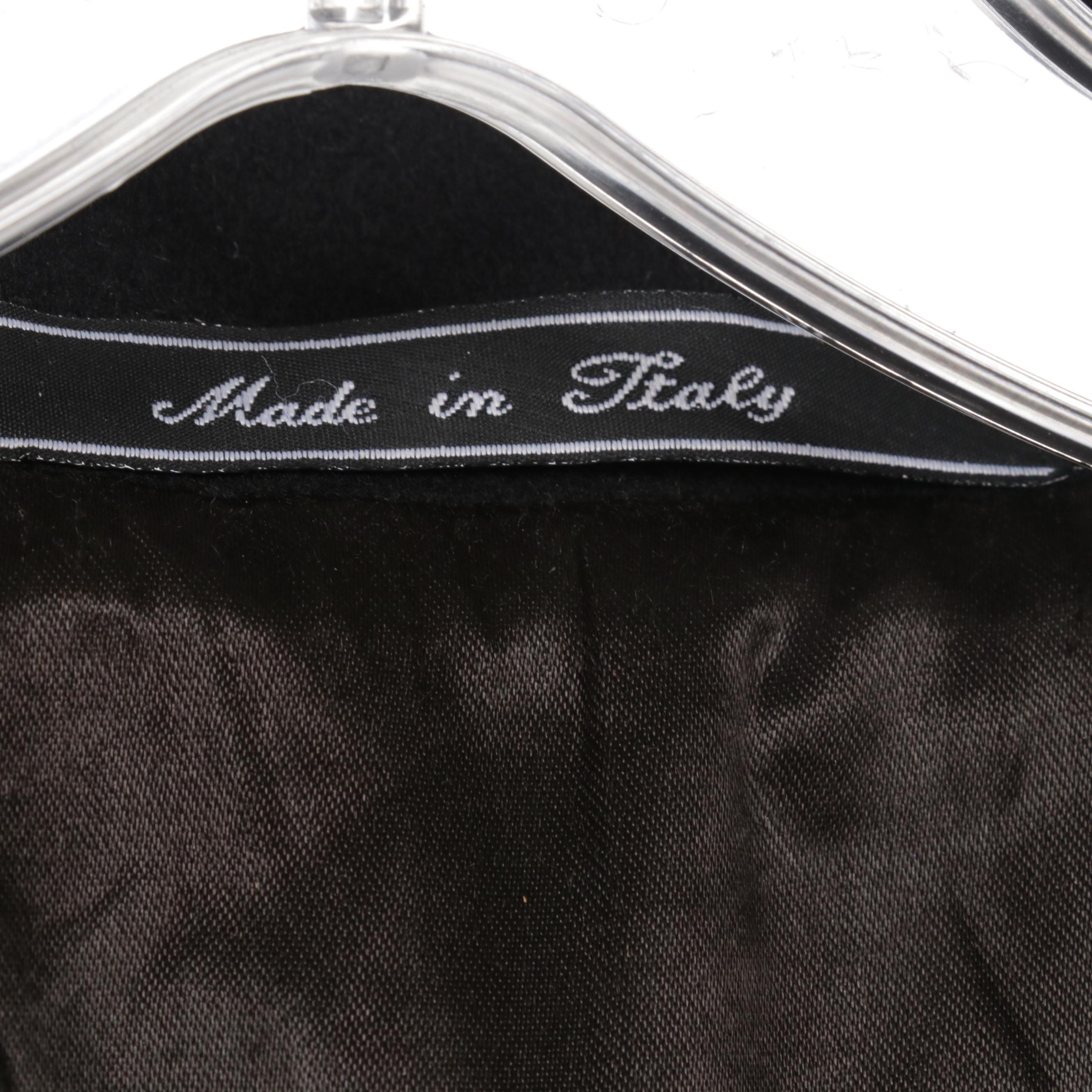 Men's Italian Made Cashmere and Wool Peacoats