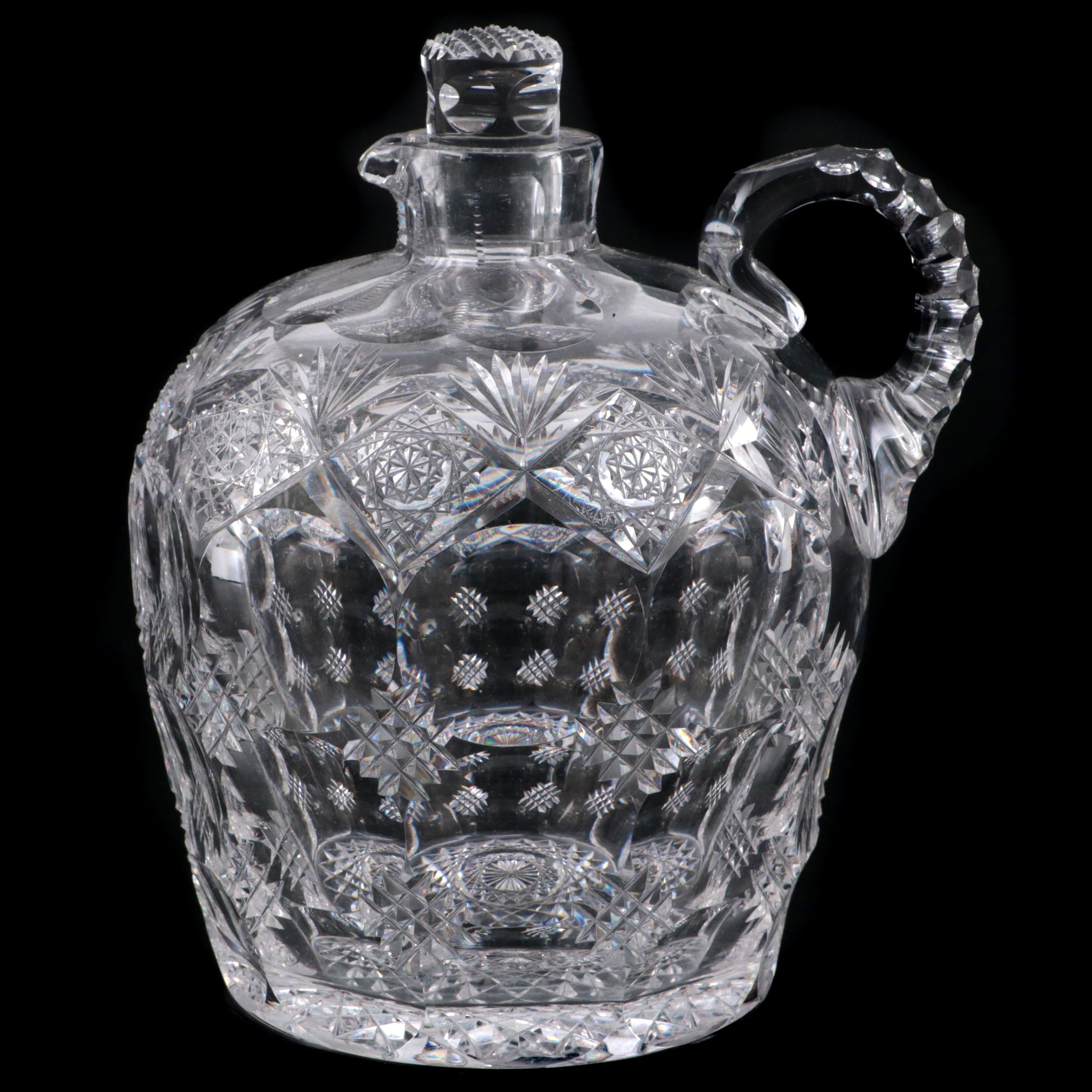 H. P. Sinclaire "Bengal" Cut Glass Decanter, Early 20th Century