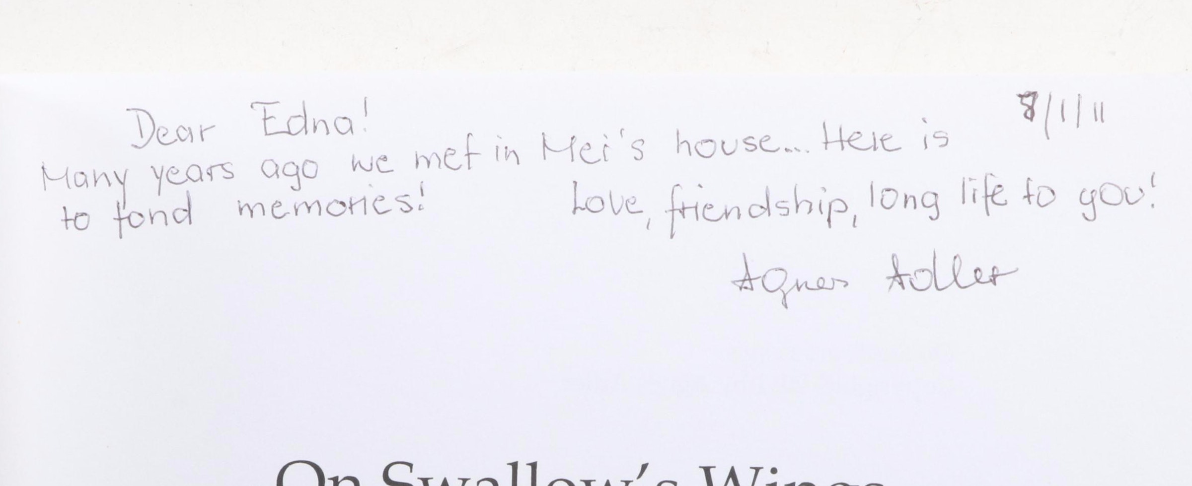 Agnes Adler Figurative Aluminum Sculpture "Rapture" with Signed Adler Book