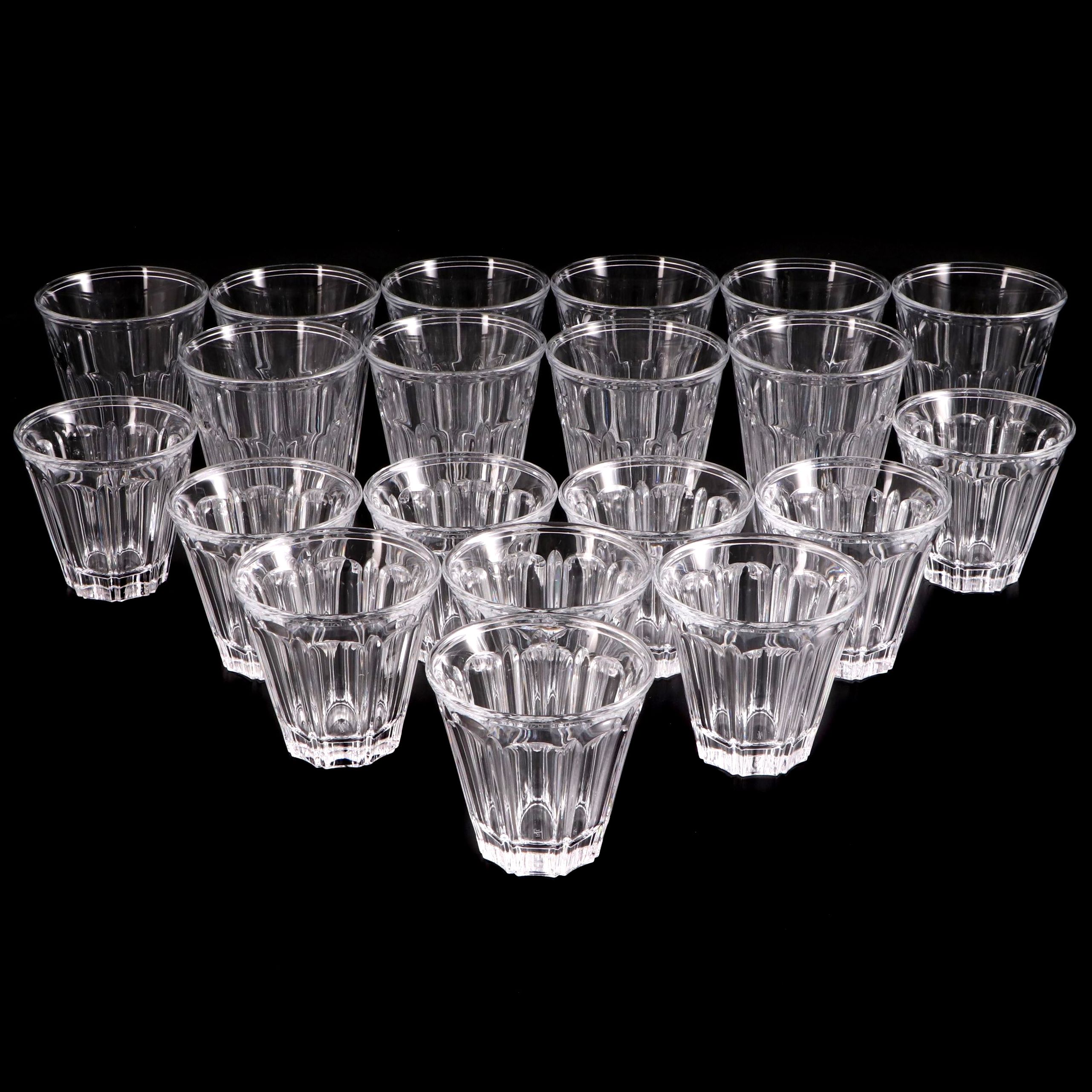 Ralph Lauren "Mallory" Crystal Double Old Fashioned and Highball Glasses