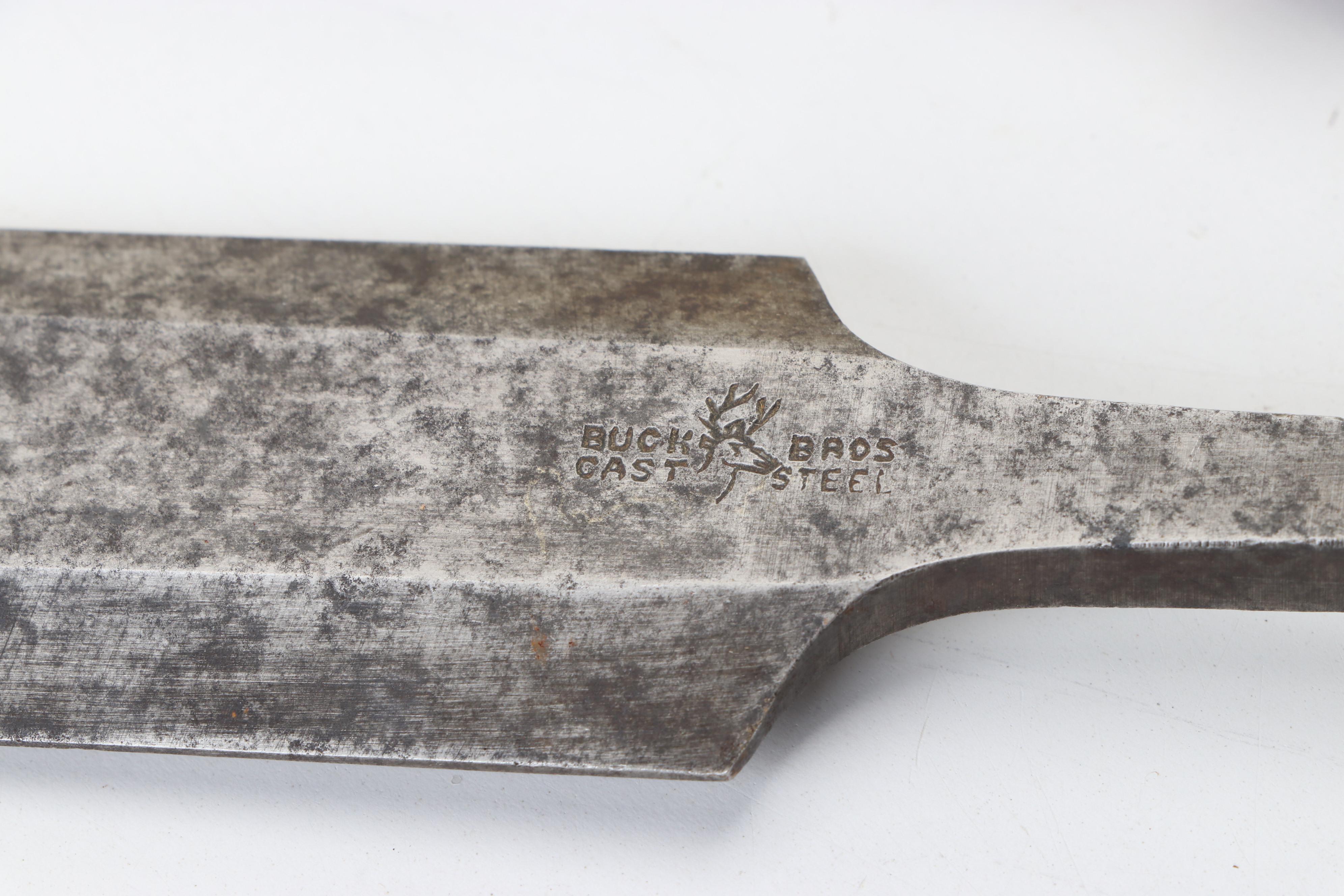 Buck Brothers Steel , Oak and Other Wooden Handled Wood Lathe Chisels