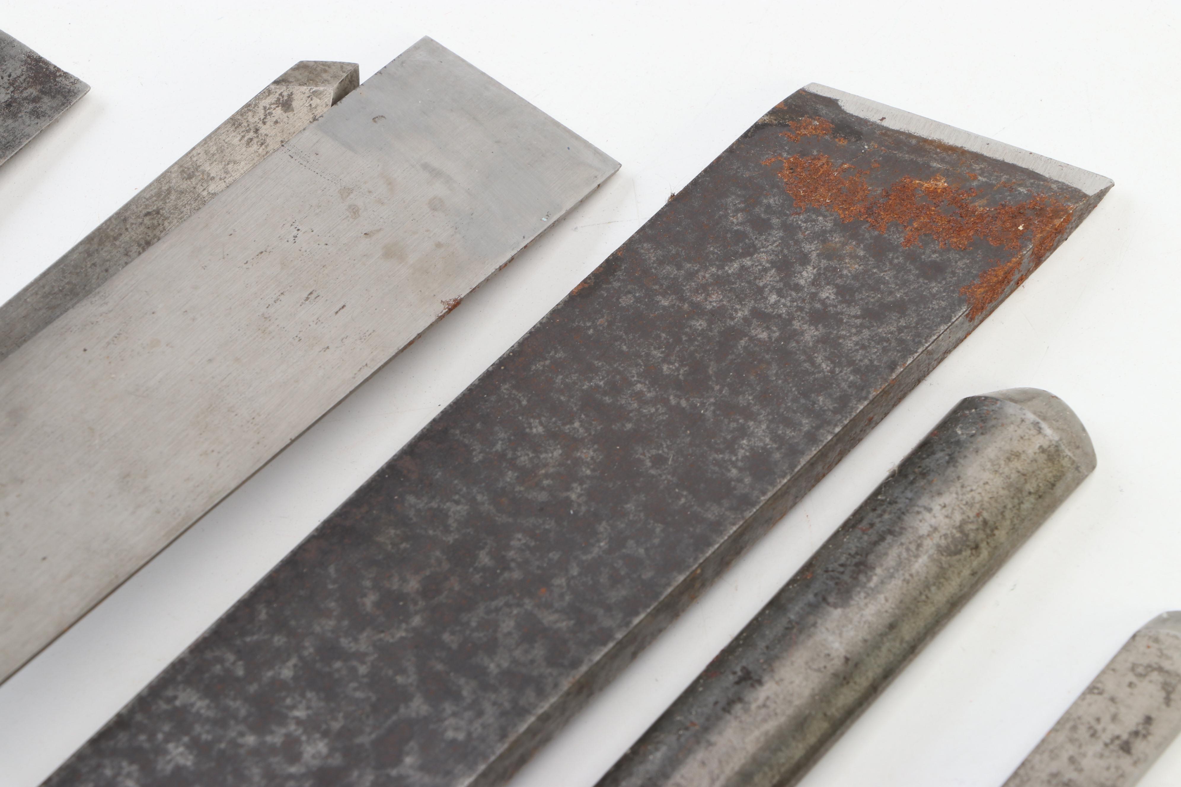 Buck Brothers Steel , Oak and Other Wooden Handled Wood Lathe Chisels