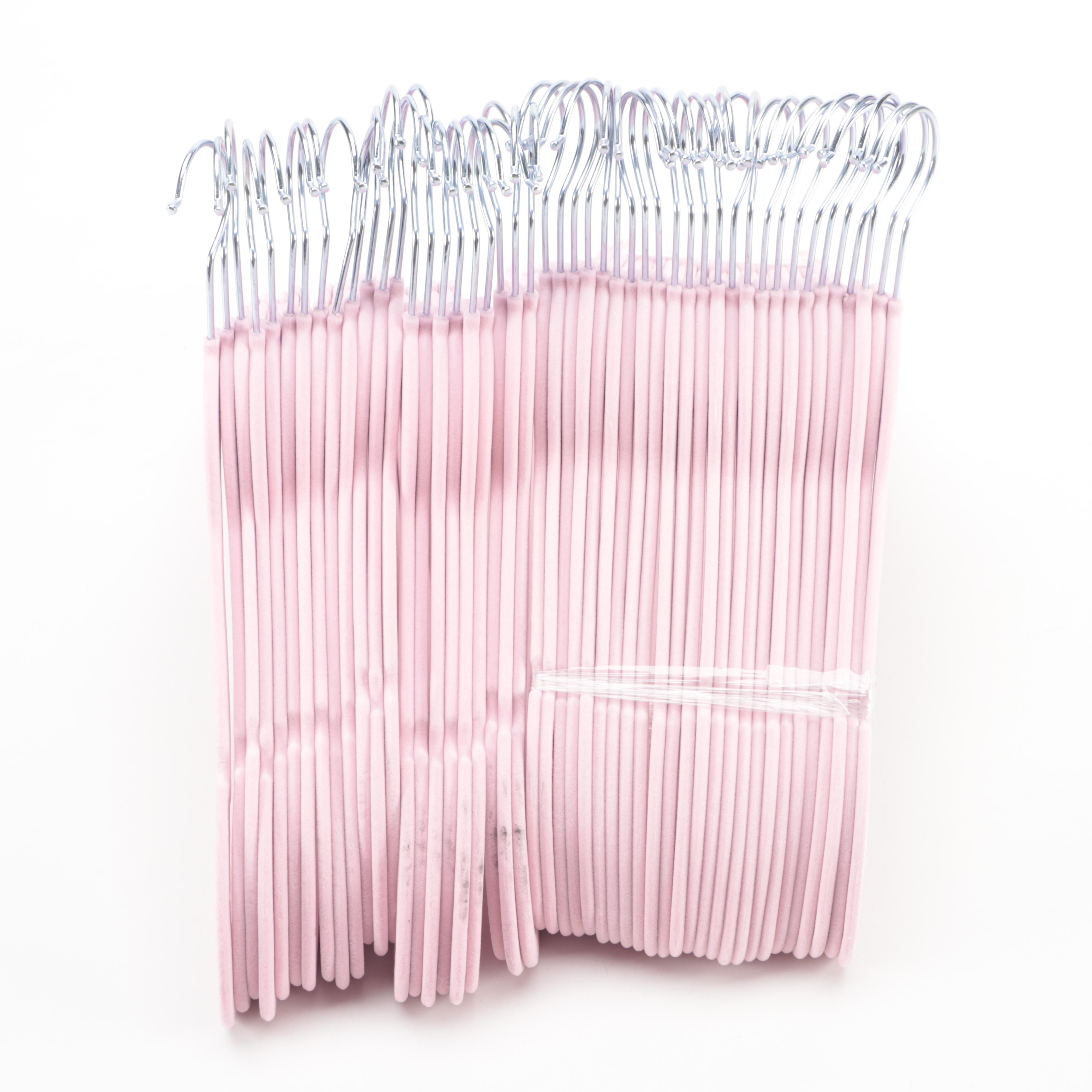 Member's Mark Pink Velvet Hangers