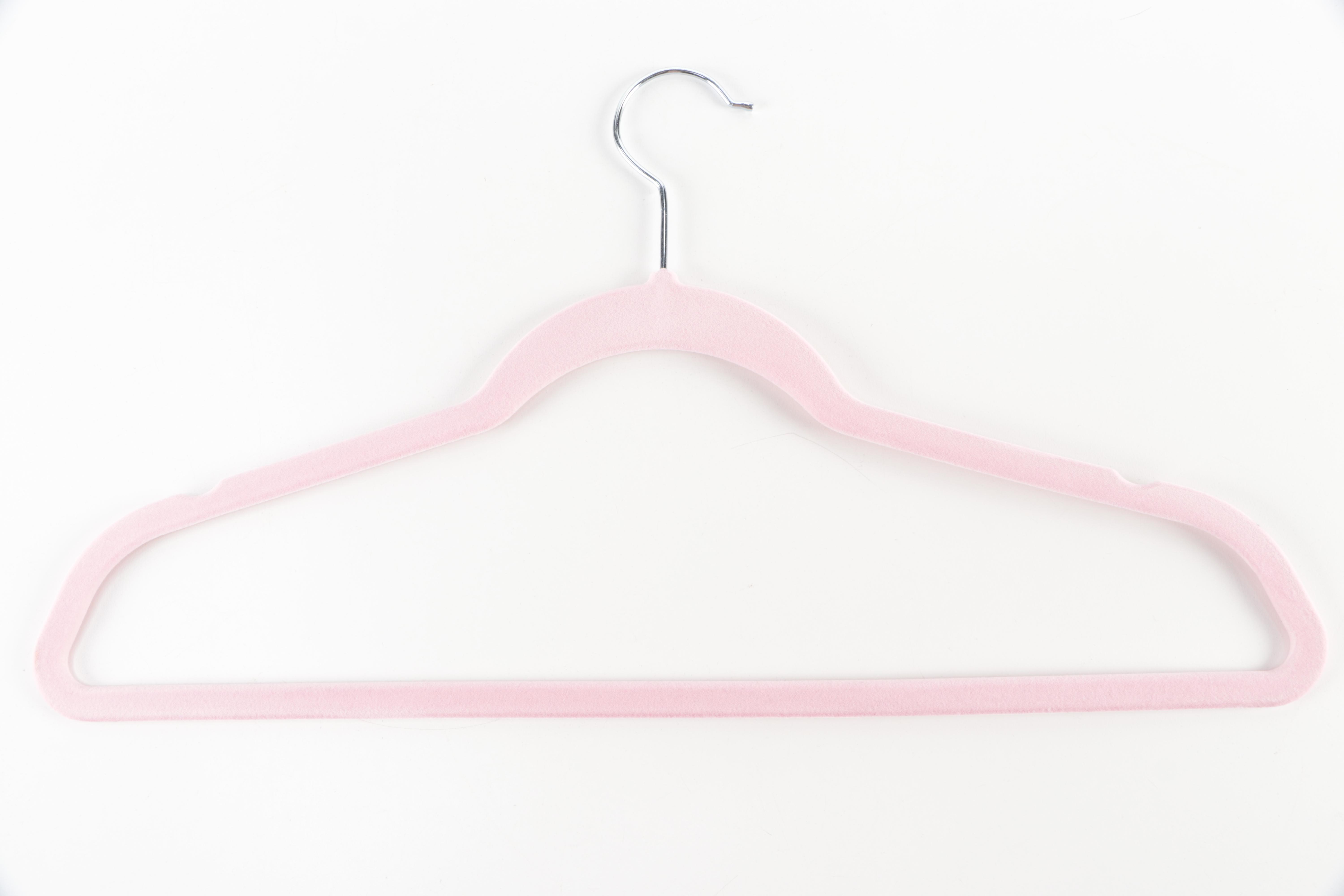 Member's Mark Pink Velvet Hangers