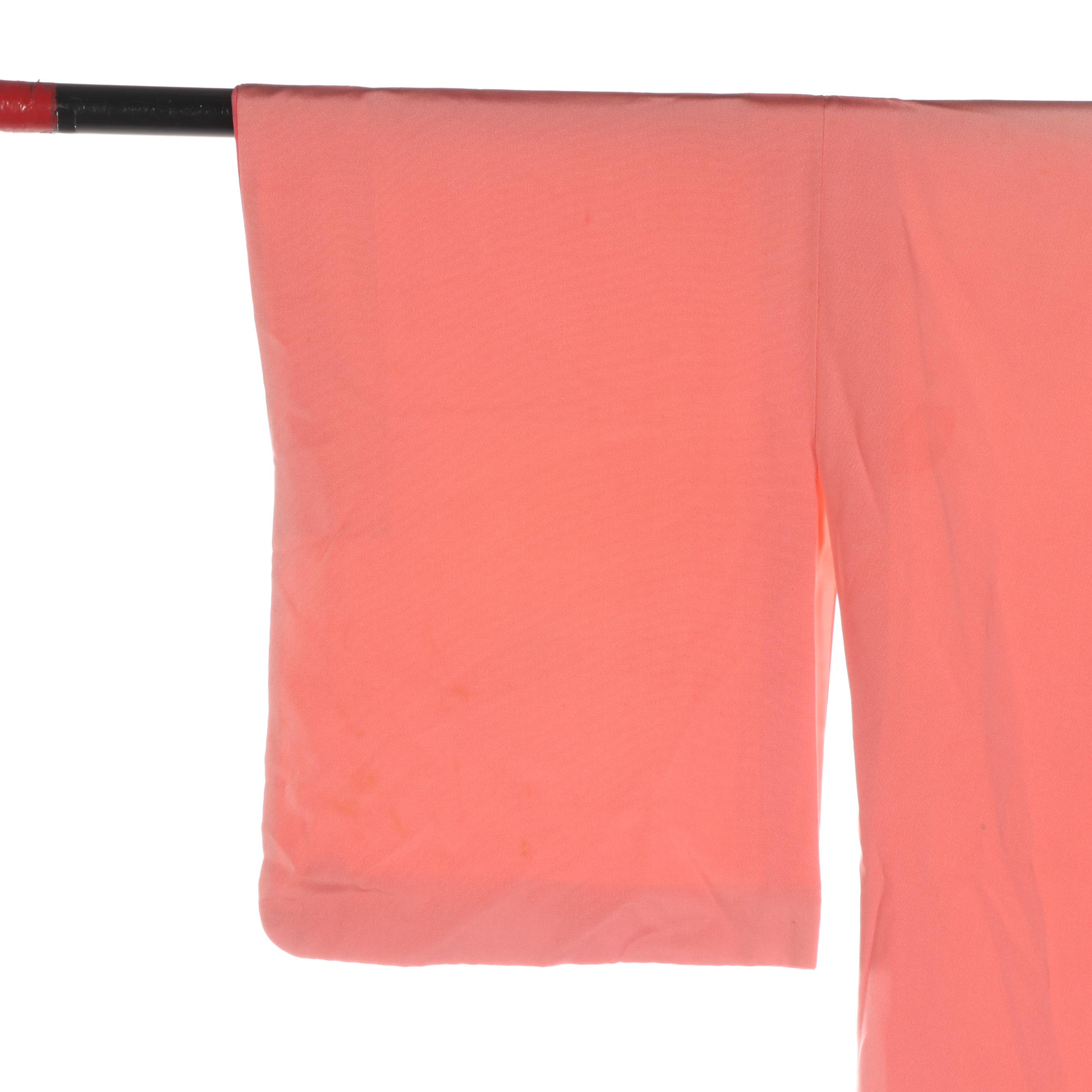 Kimono in SIlk Kumo, Floral, and Asanoha Patterns