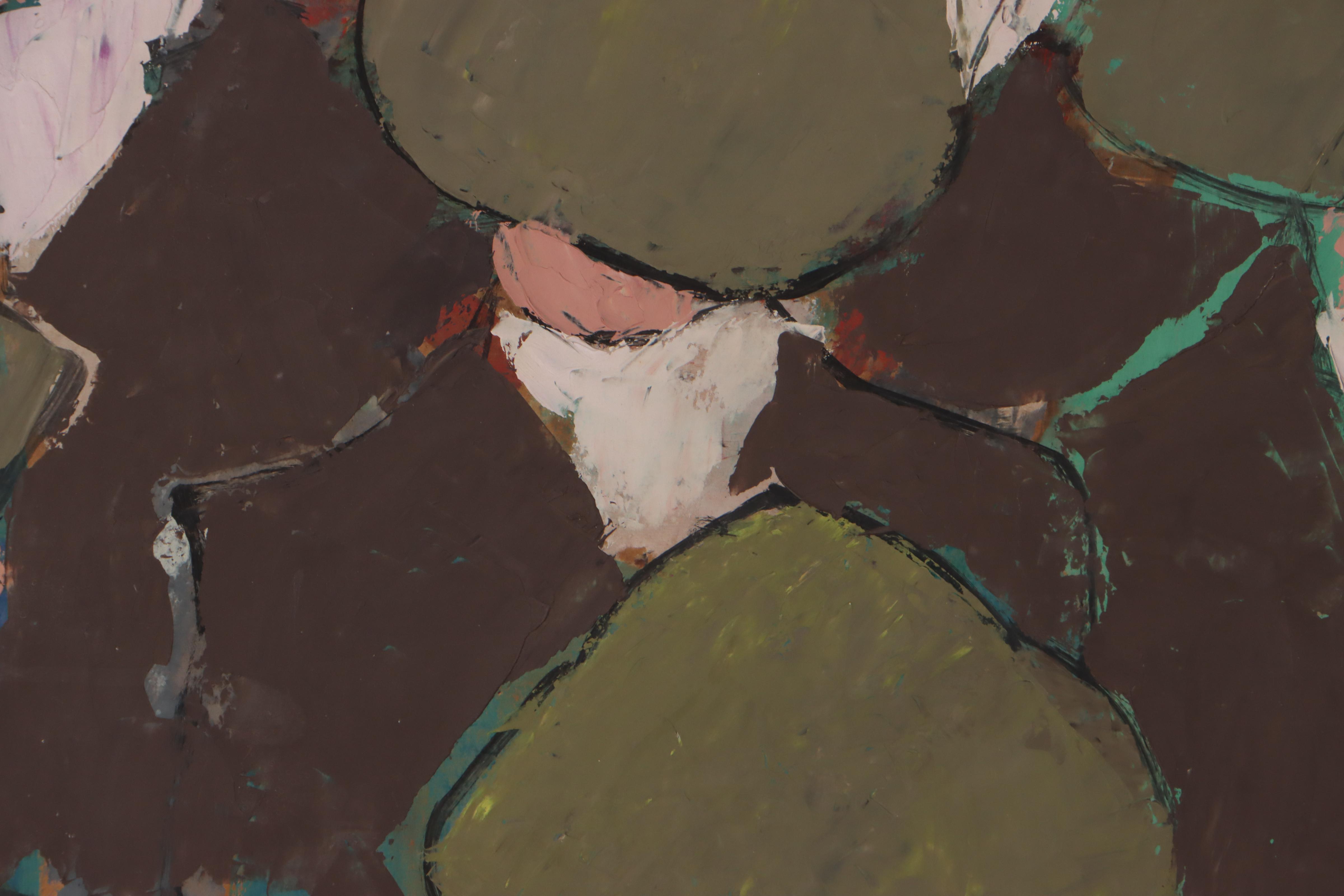 Enid Foster Oil Painting "The Norm," 1957