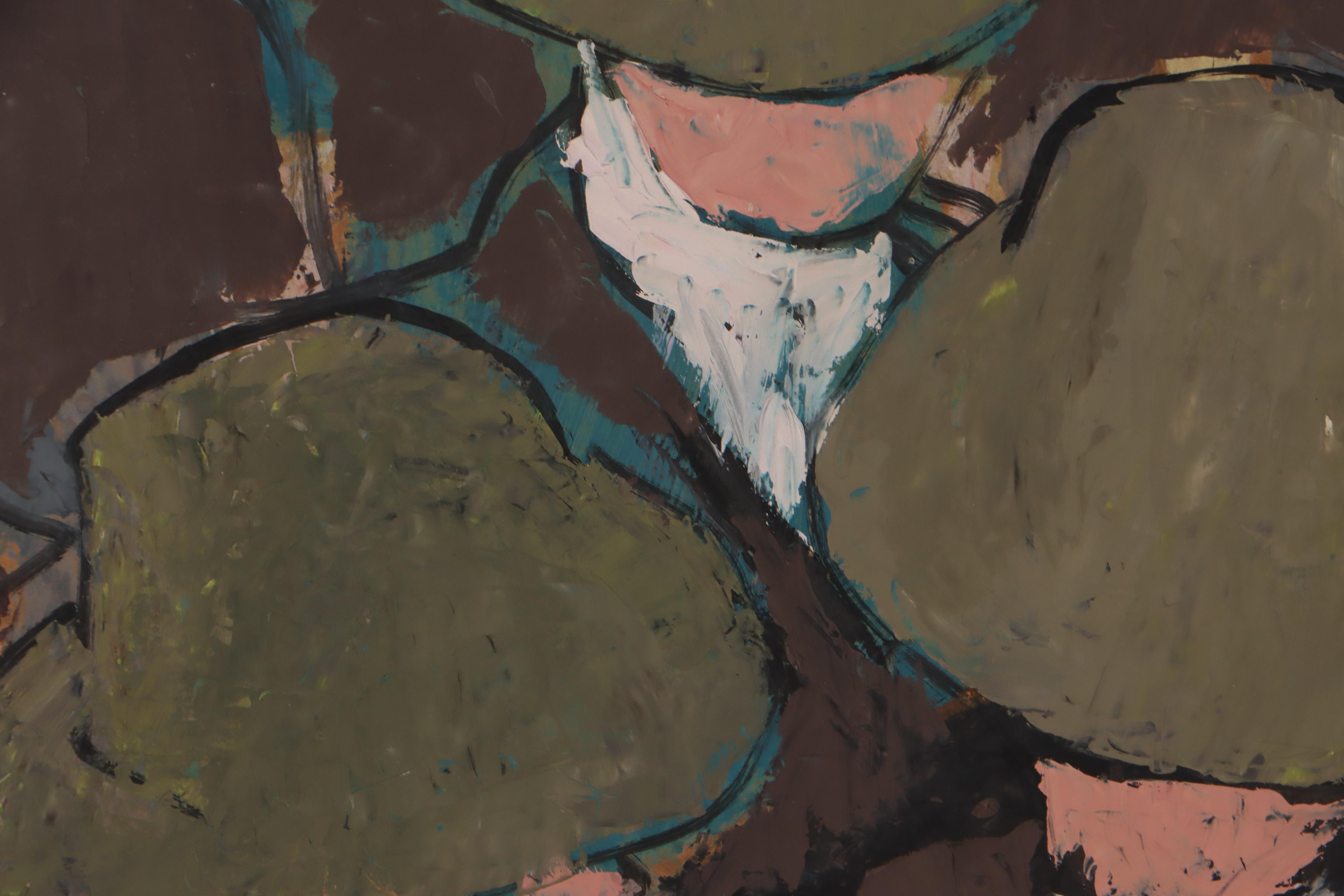 Enid Foster Oil Painting "The Norm," 1957