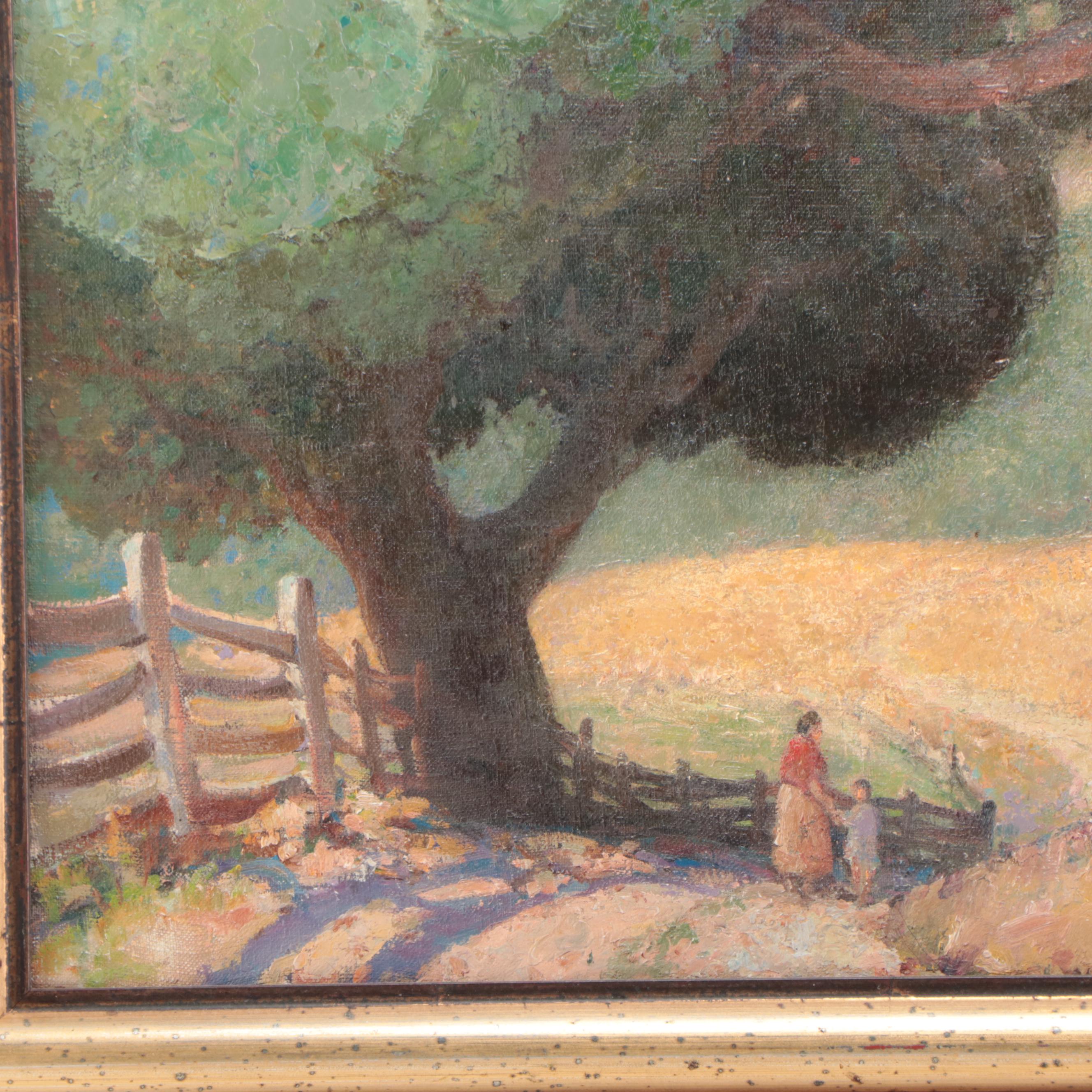 Country Landscape Oil Painting