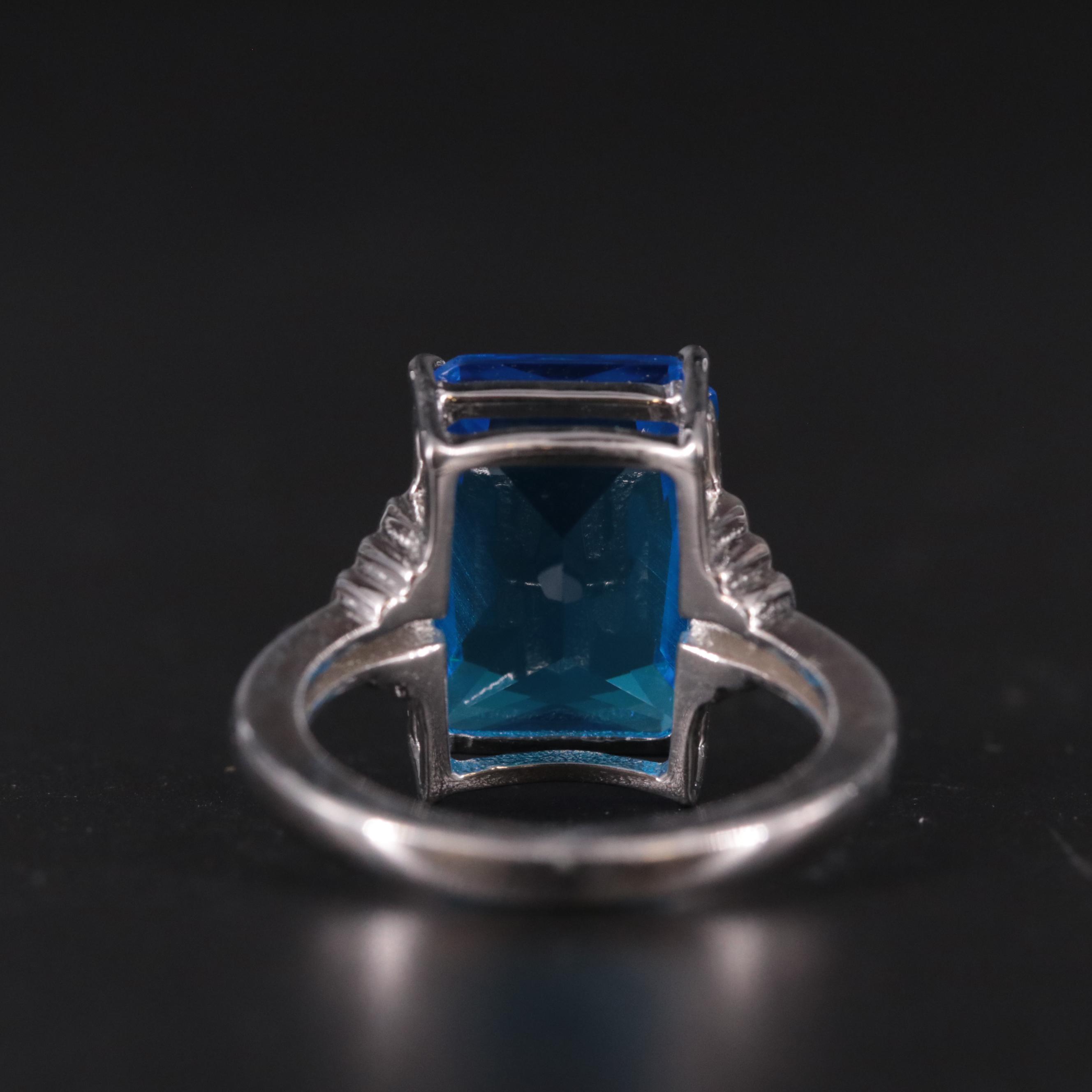 Sterling Silver Topaz Ring