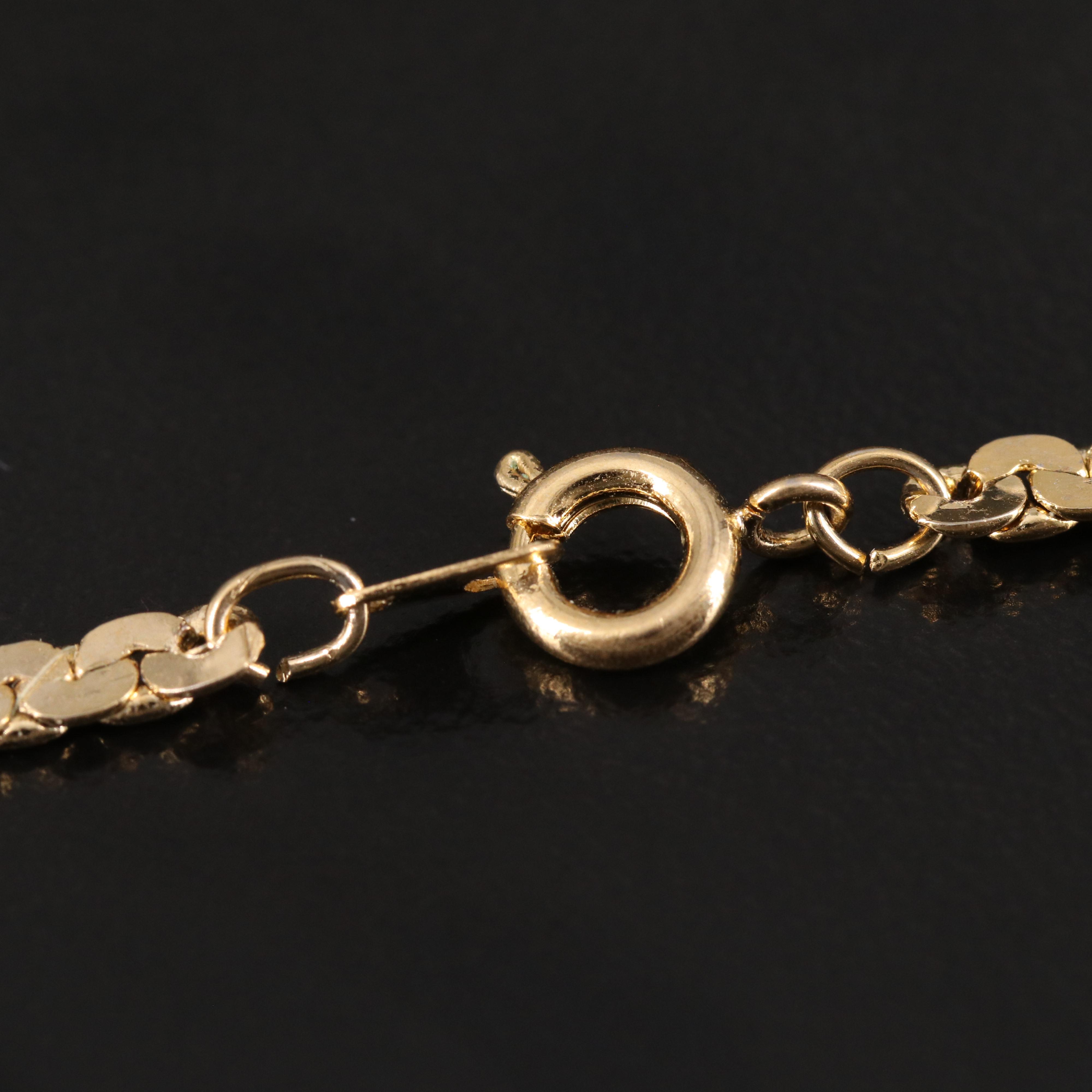 C Link Chain Necklace