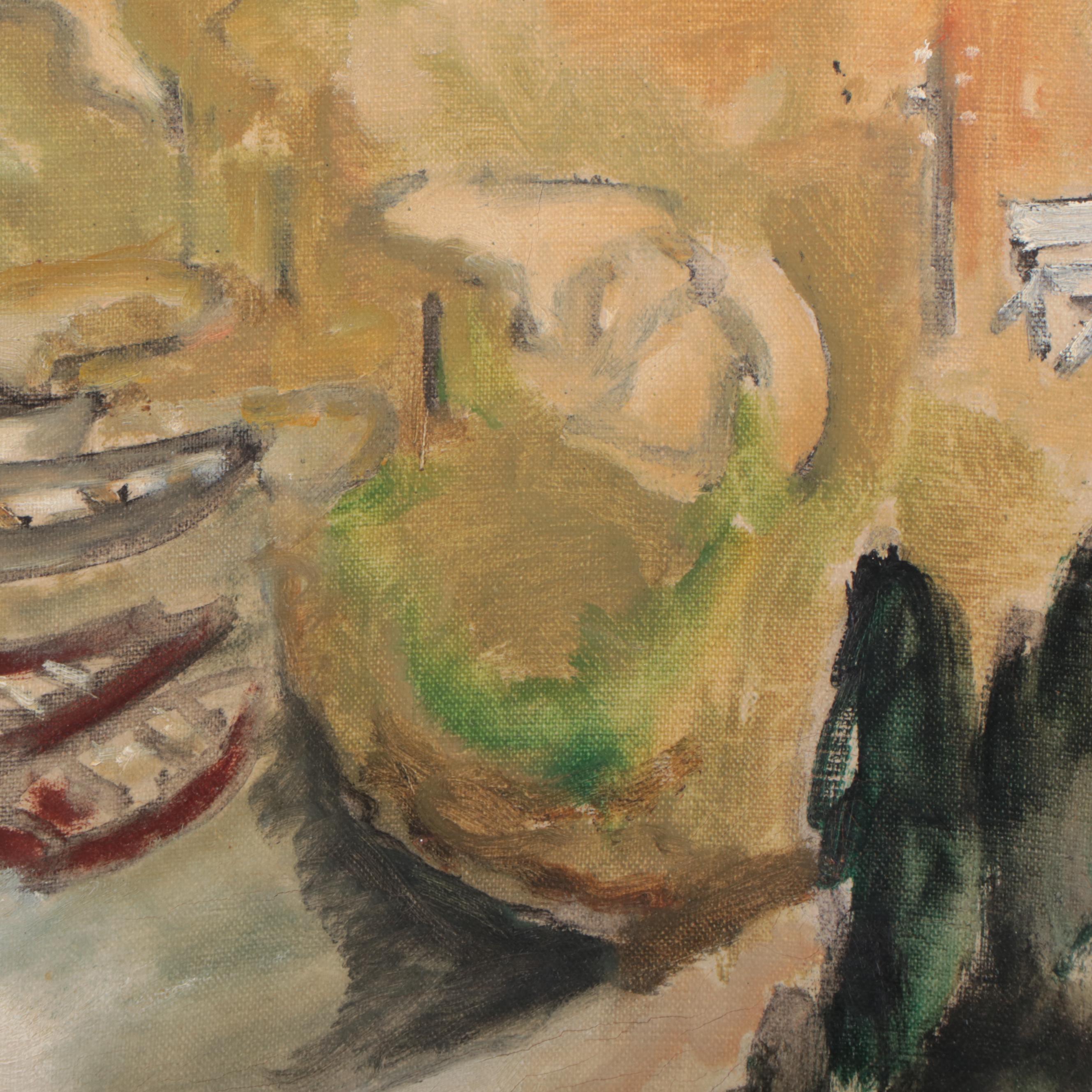 Julie de Holmberg Krohn Landscape Oil Painting