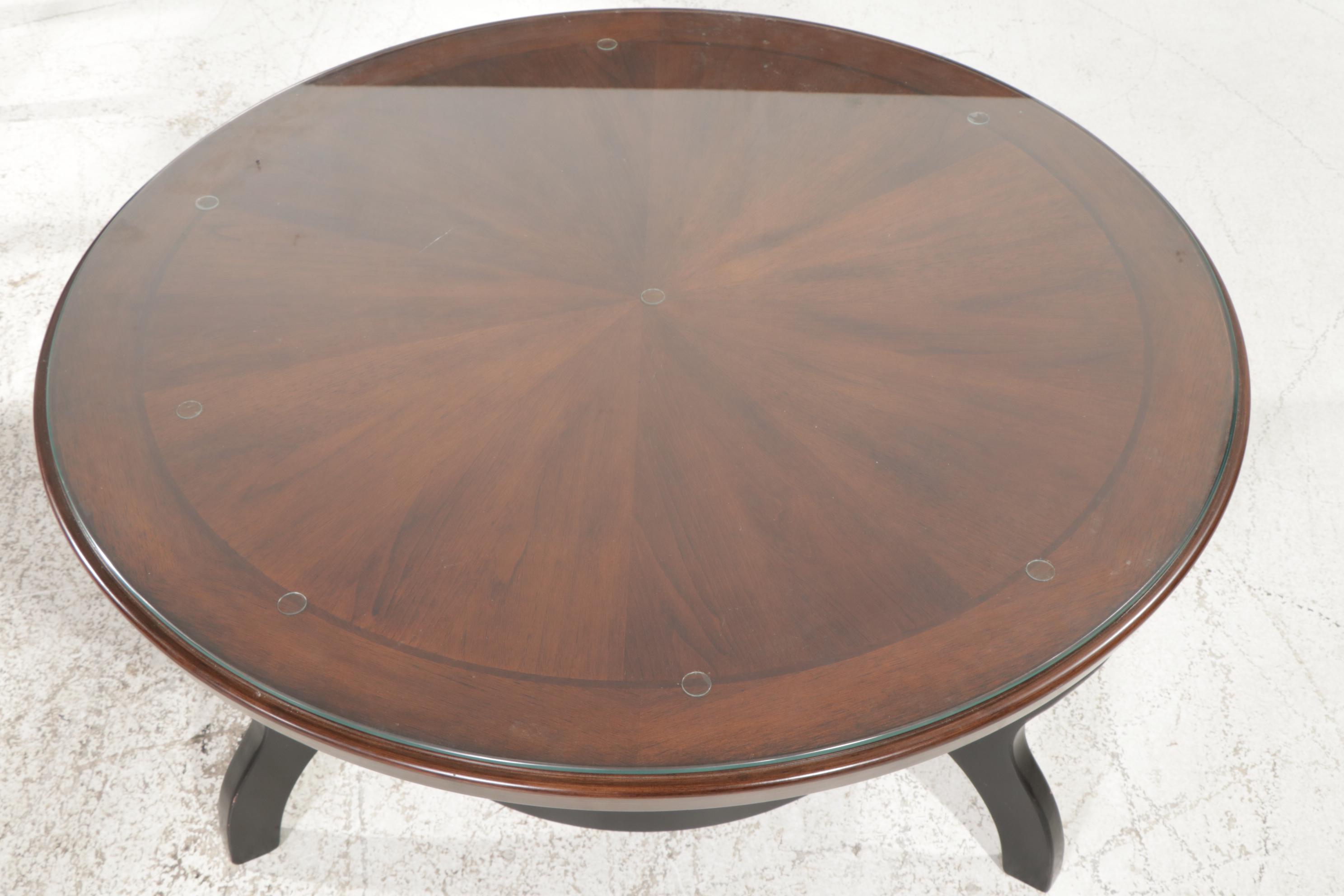 Ashley Furniture "Ashburn" Two-Tone Cocktail Table with "Glen" End Tables
