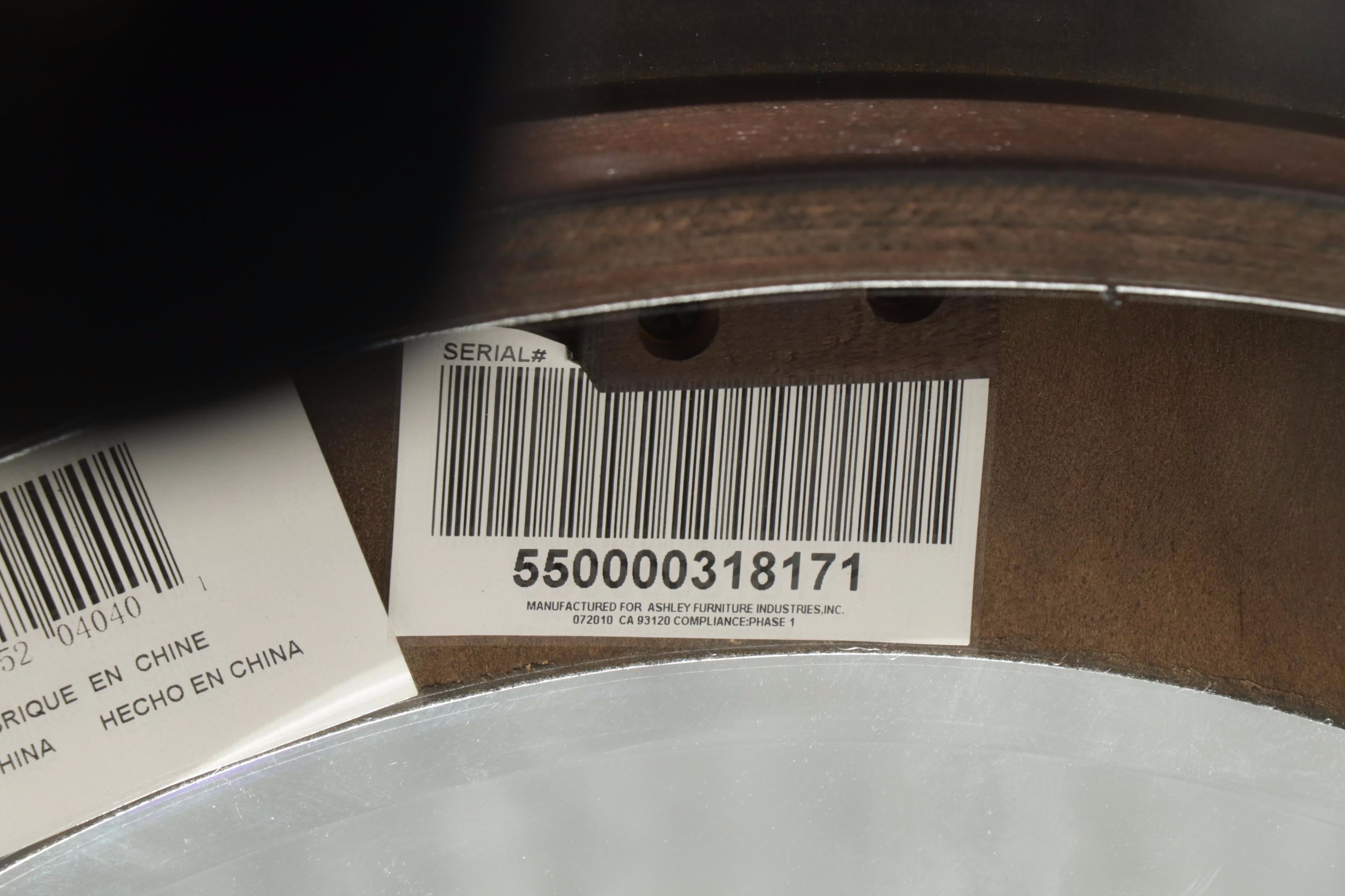 Ashley Furniture "Ashburn" Two-Tone Cocktail Table with "Glen" End Tables