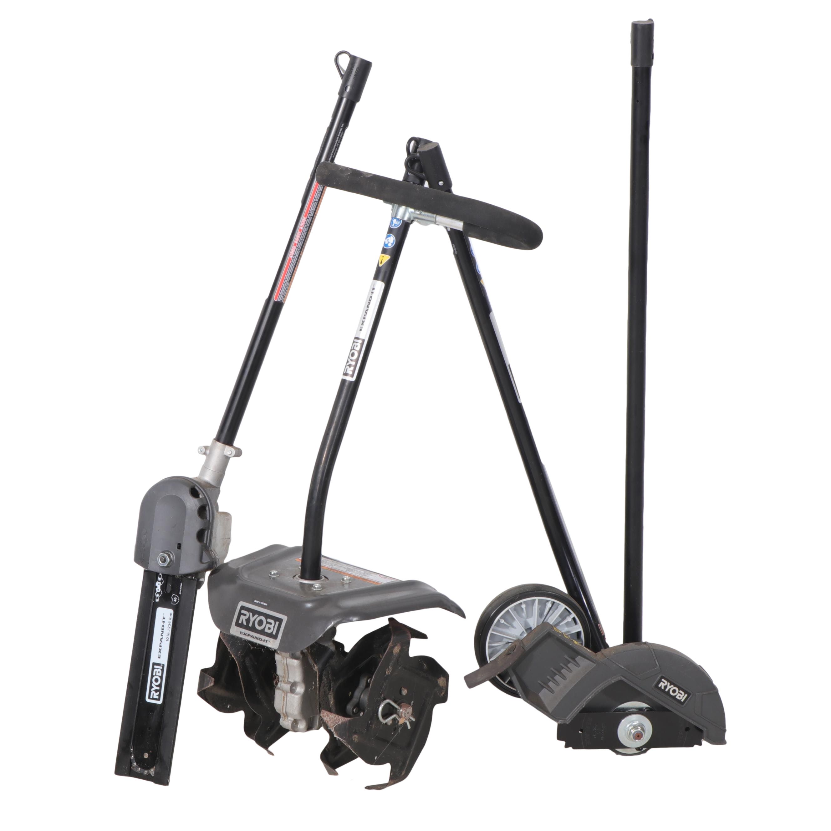Ryobi Expand-It Edger and Pole Saw Attachments