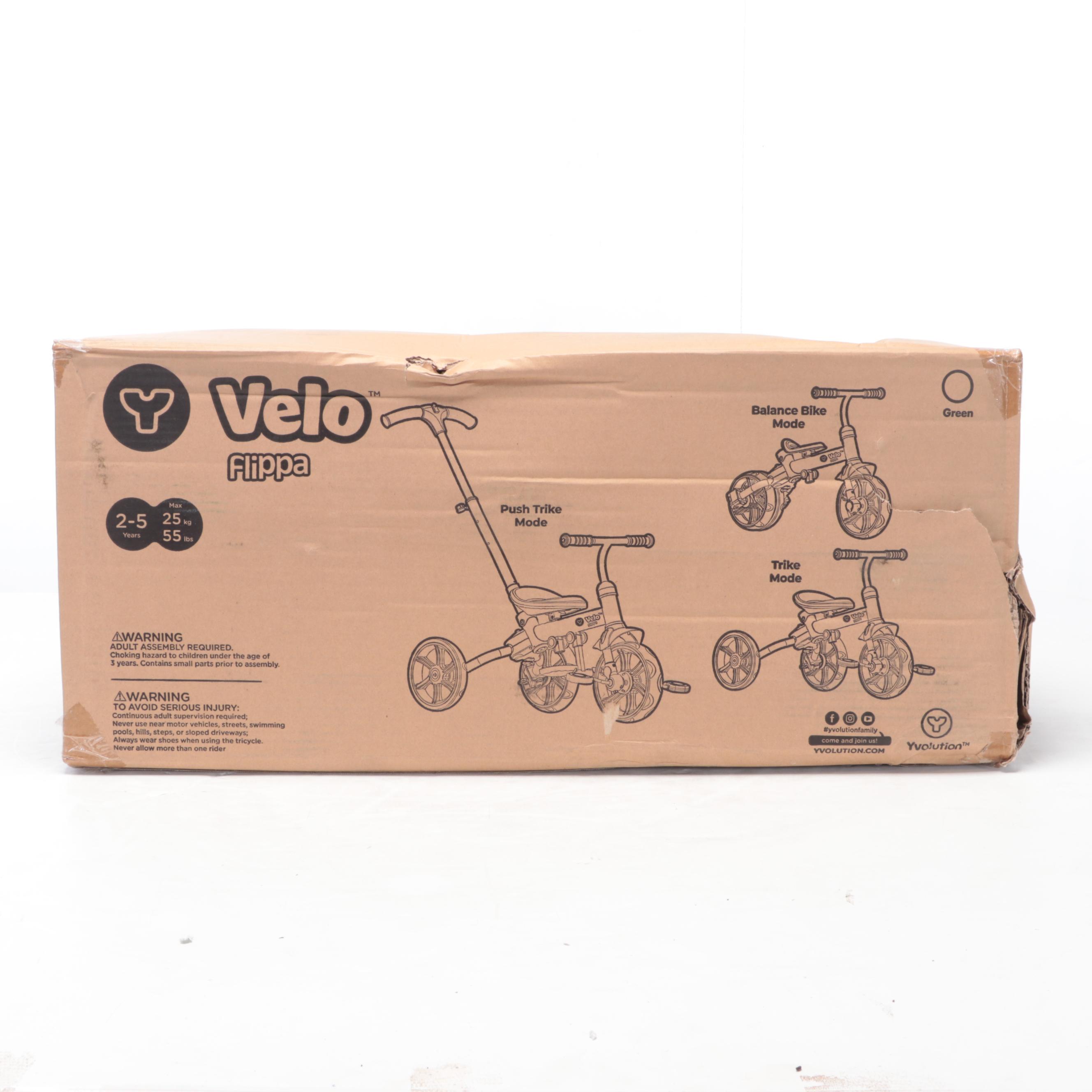 Yvolution Y Velo Flippa 4-in-1 Toddler Trike to Balance Bike