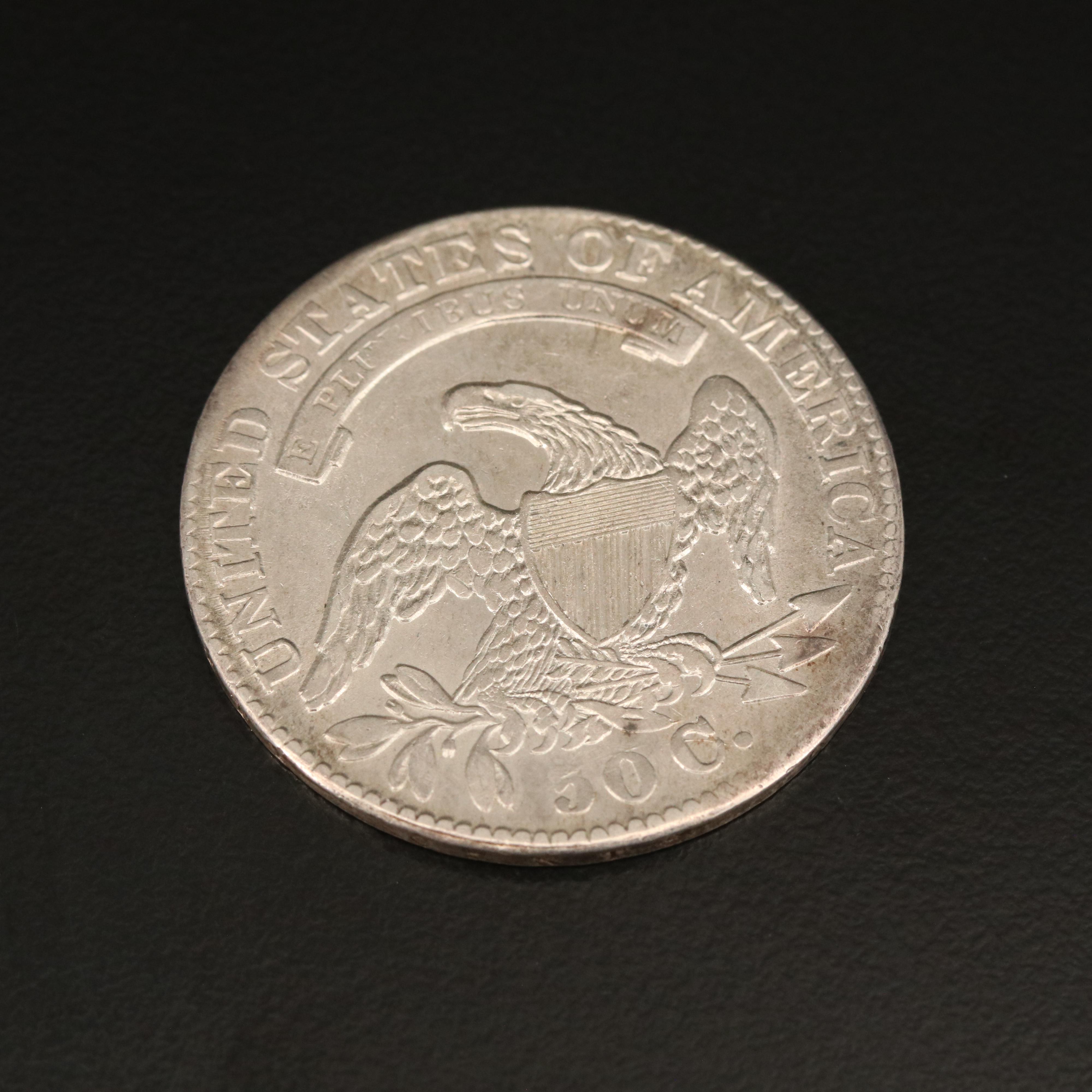 1833 Capped Bust Silver Half Dollar