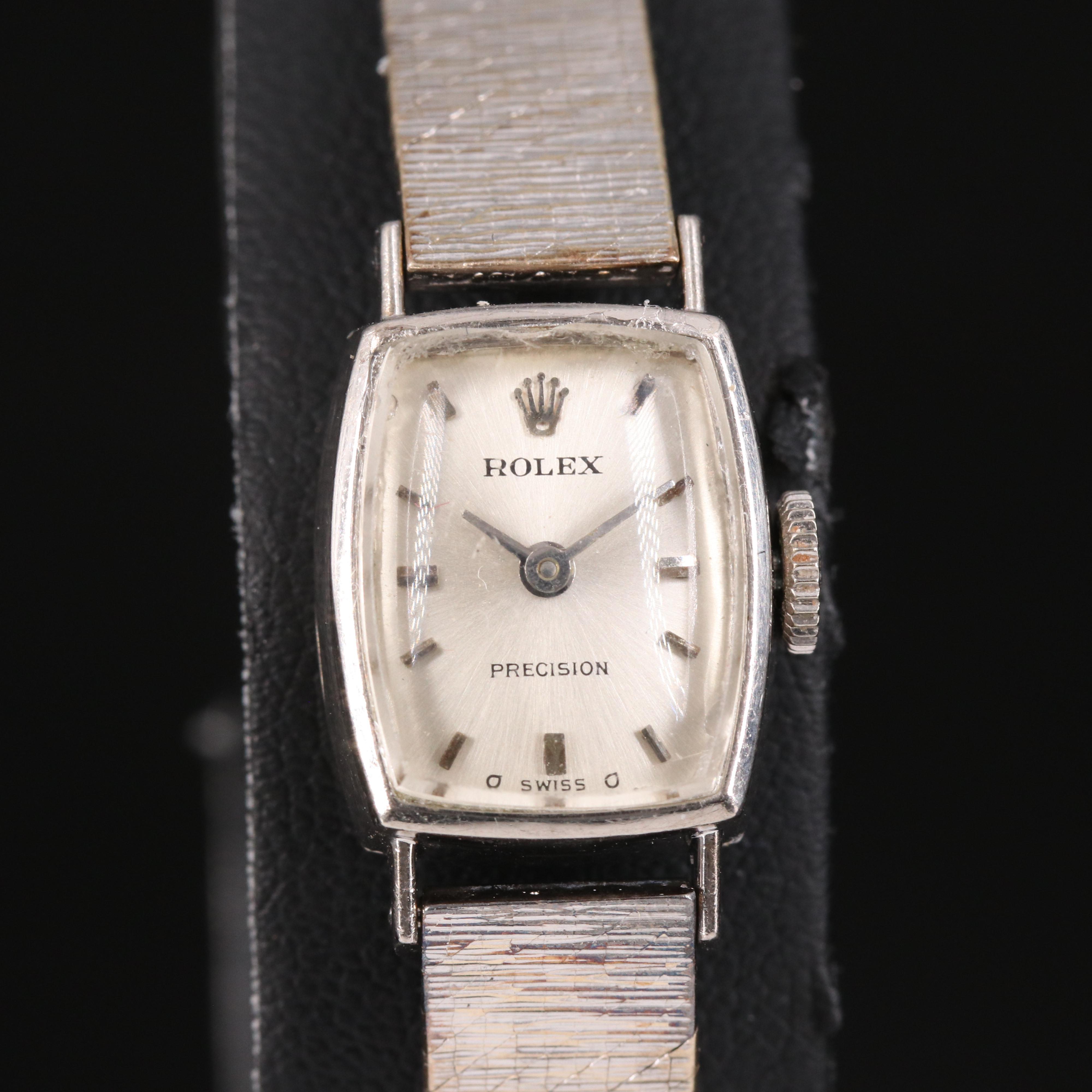 Vintage 18K Rolex Sigma Precision Dial Watch