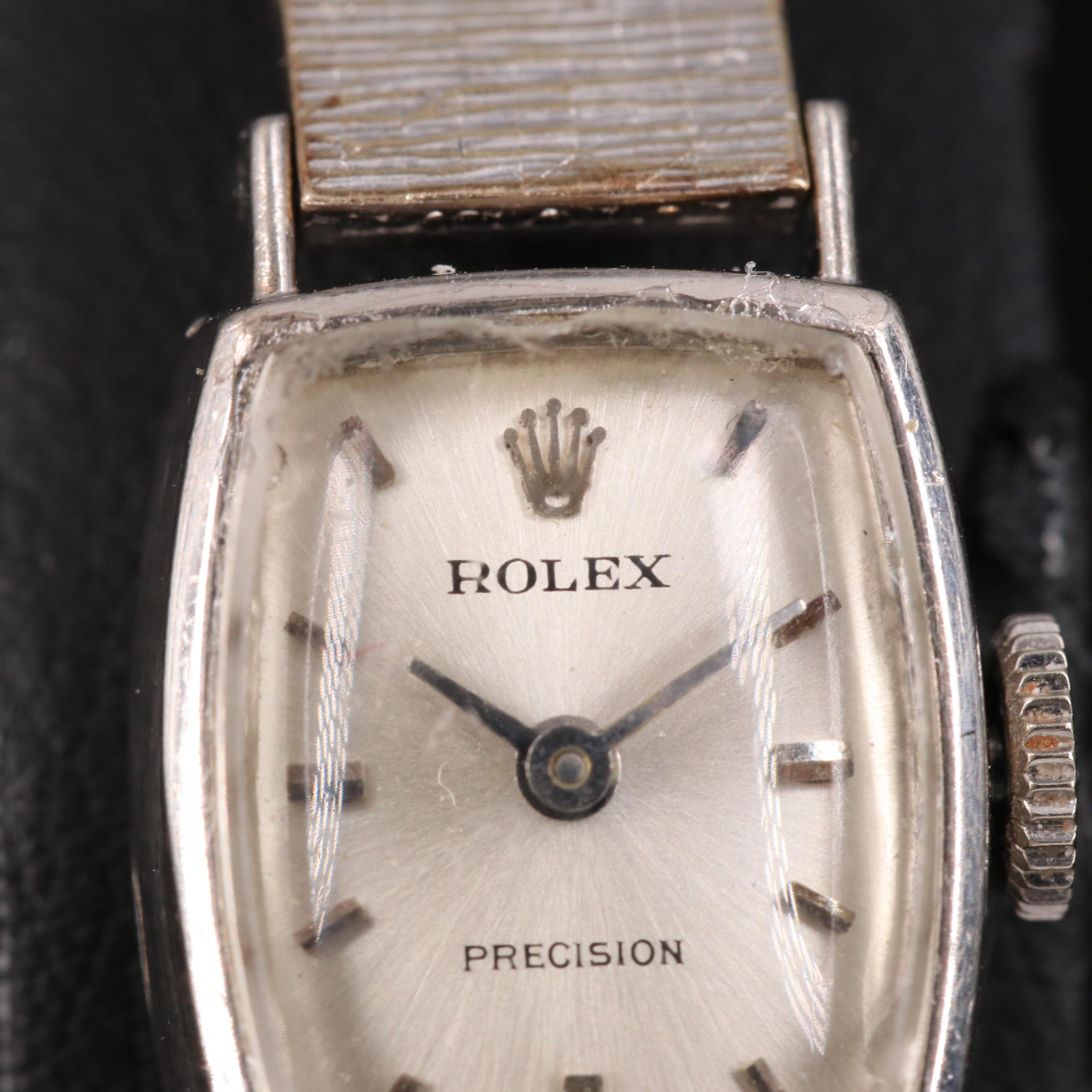 Vintage 18K Rolex Sigma Precision Dial Watch