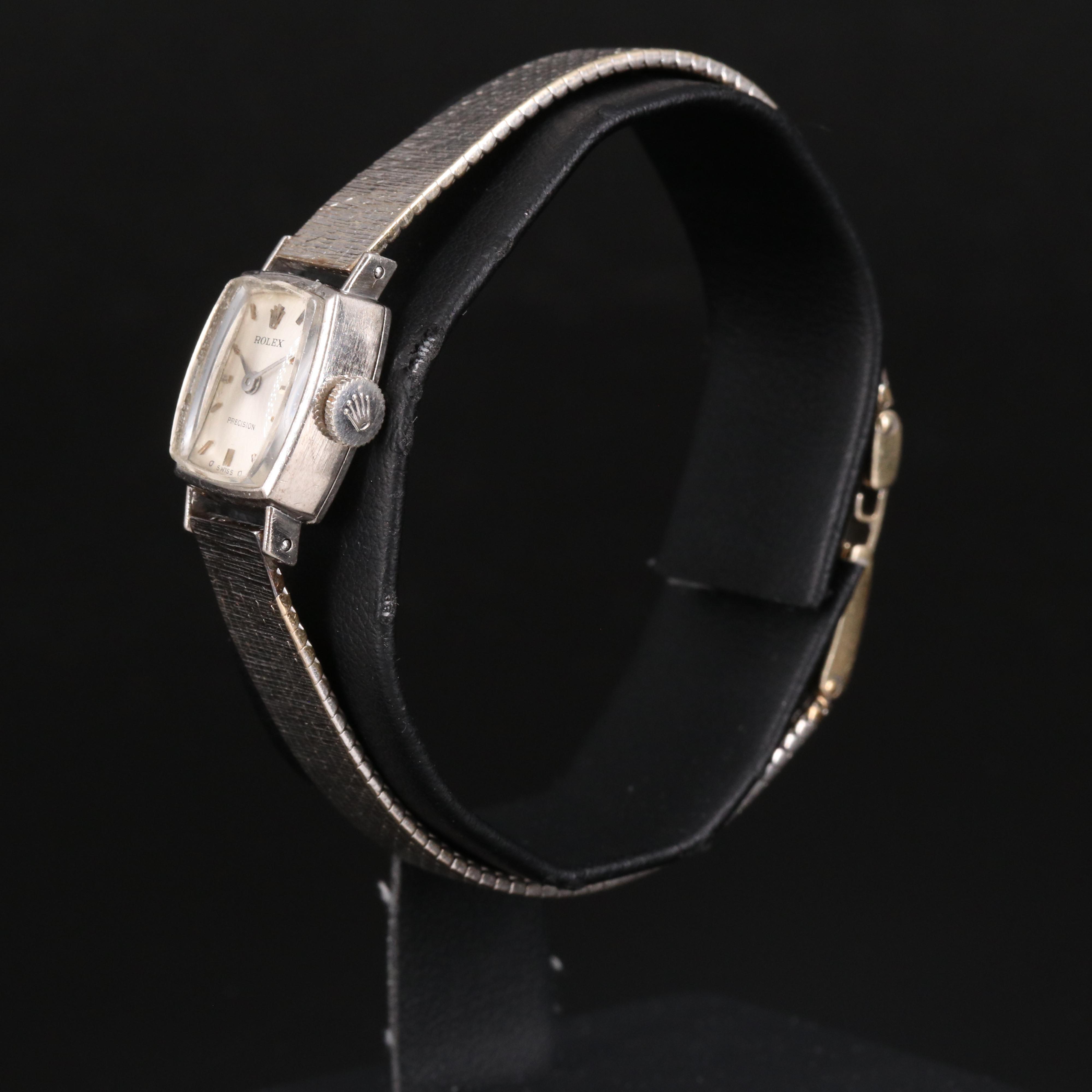 Vintage 18K Rolex Sigma Precision Dial Watch