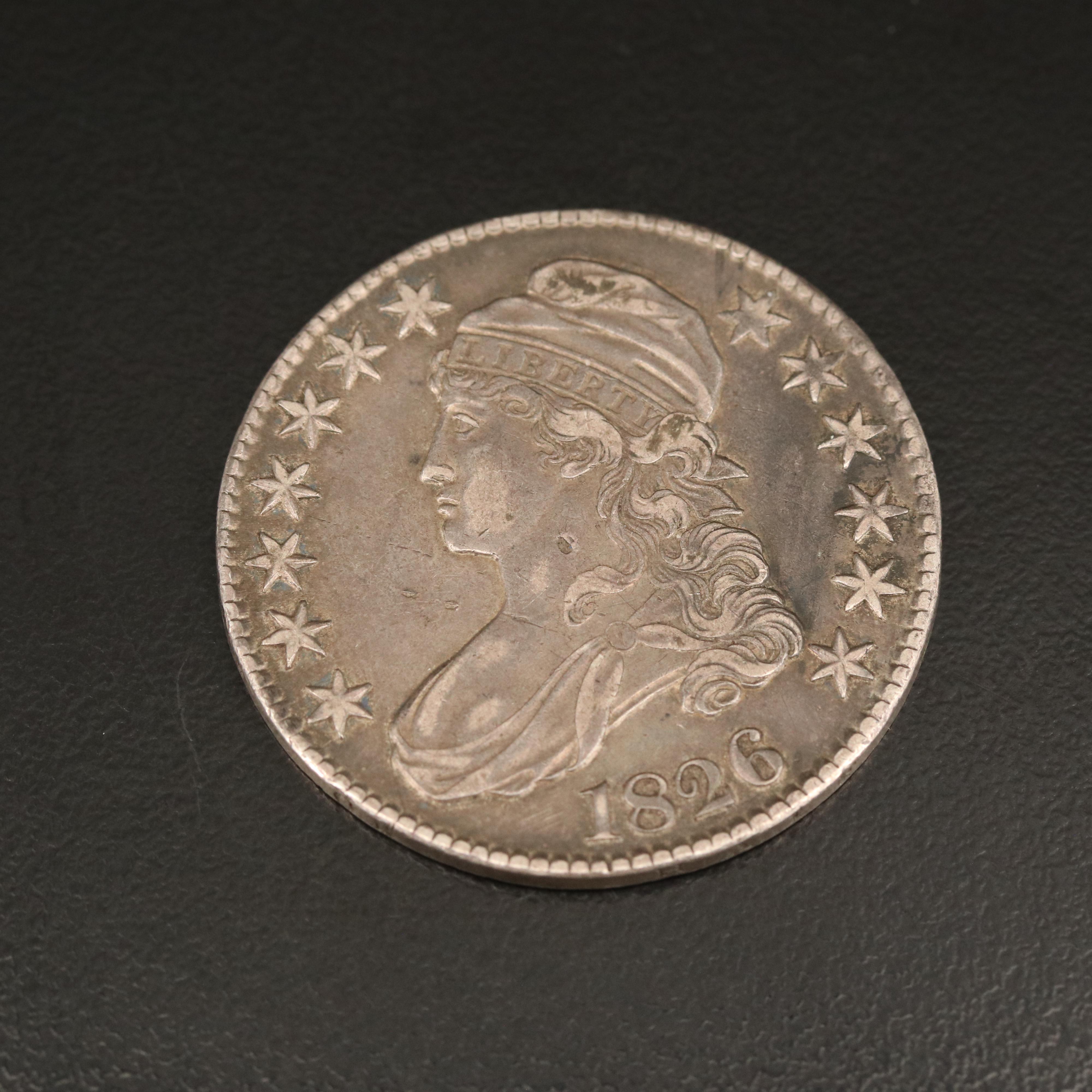 1826 Capped Bust Silver Half Dollar