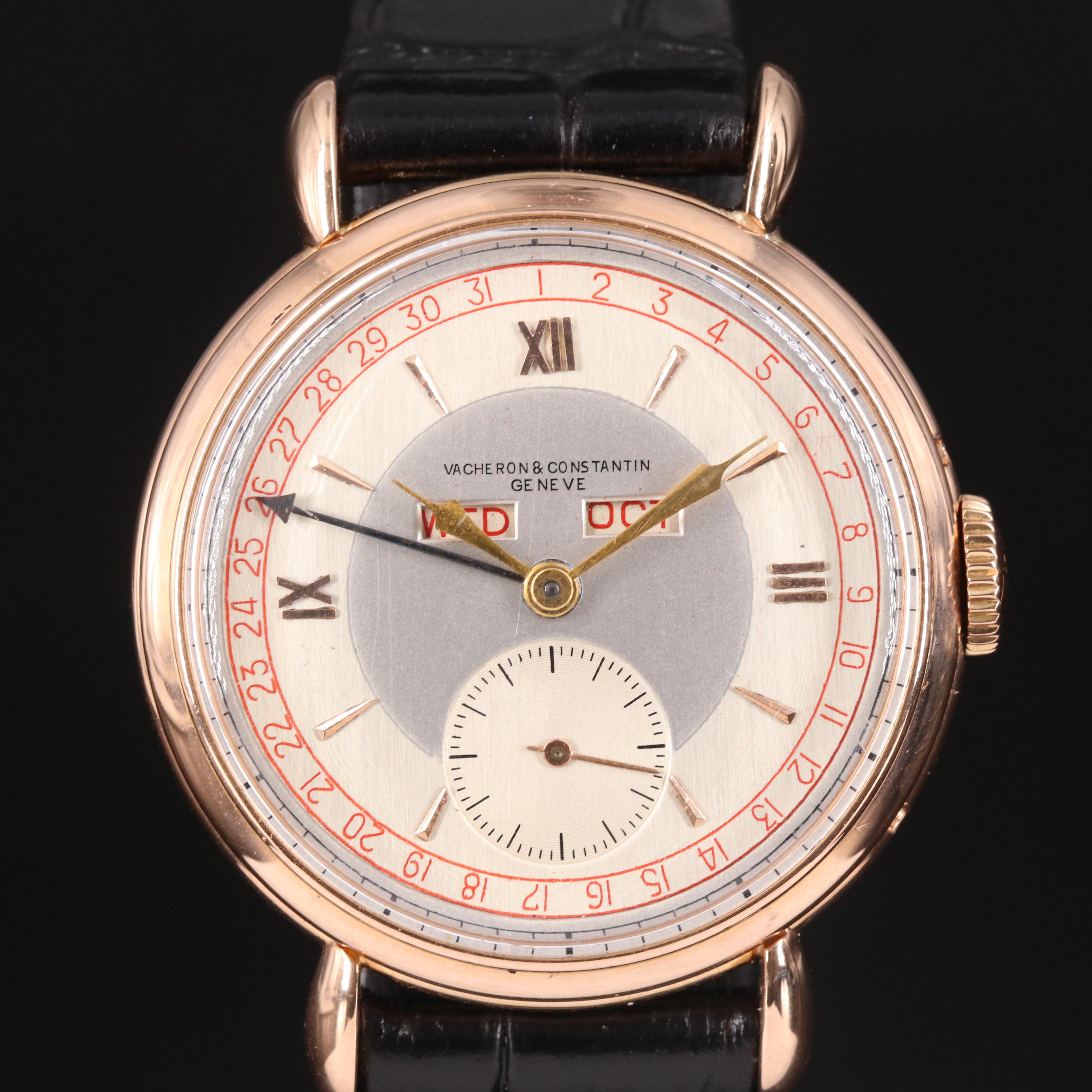 18K Vacheron Constantin Triple Calendar Wristwatch EBTH
