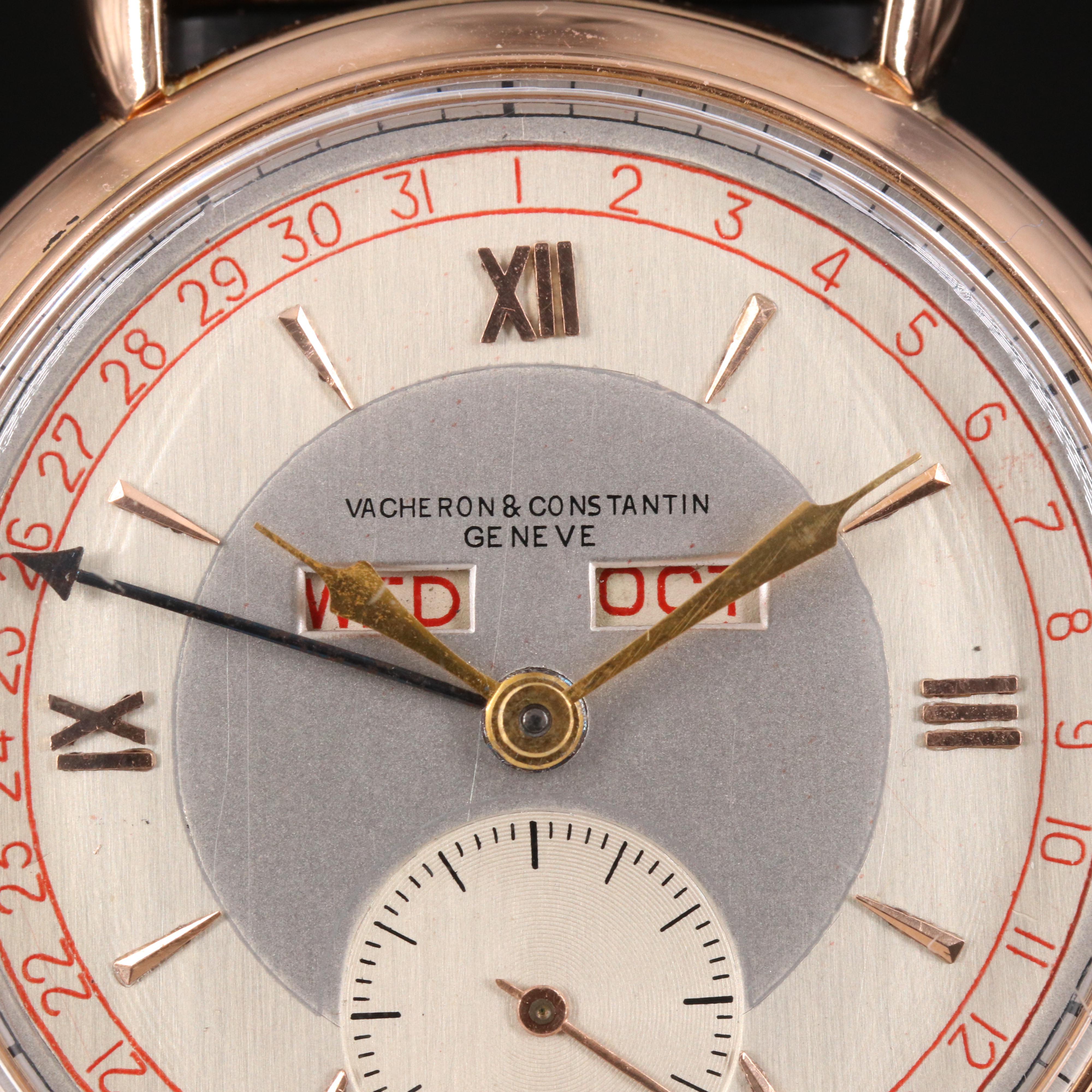 18K Vacheron Constantin Triple Calendar Watch