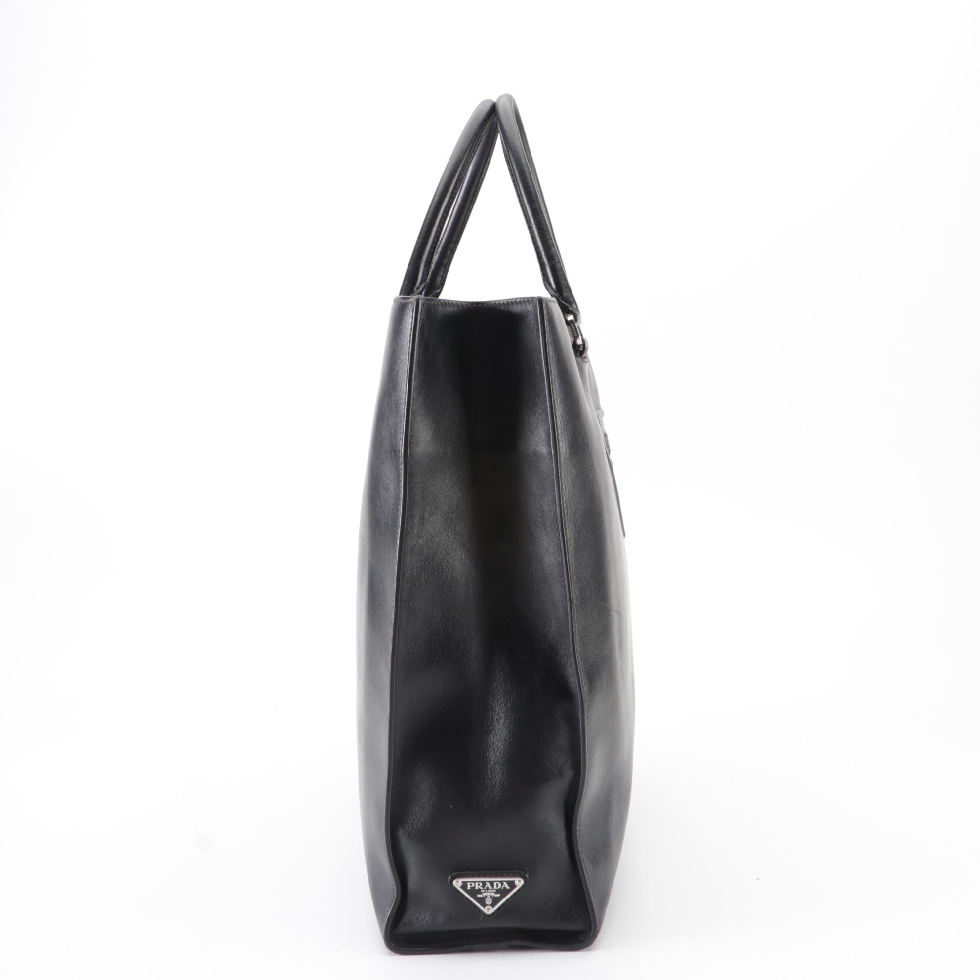 Prada Shopper Tote in Leather