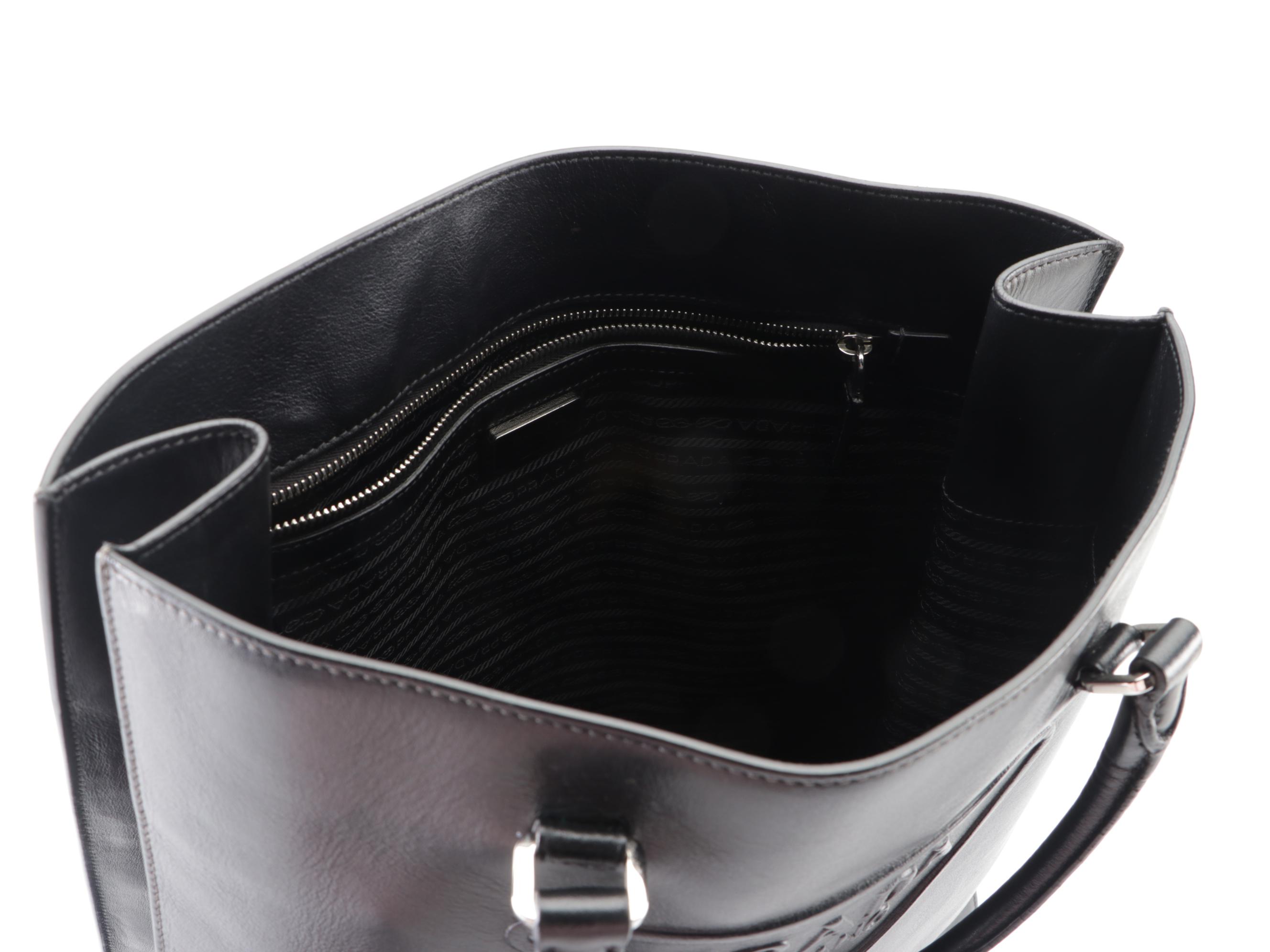 Prada Shopper Tote in Leather