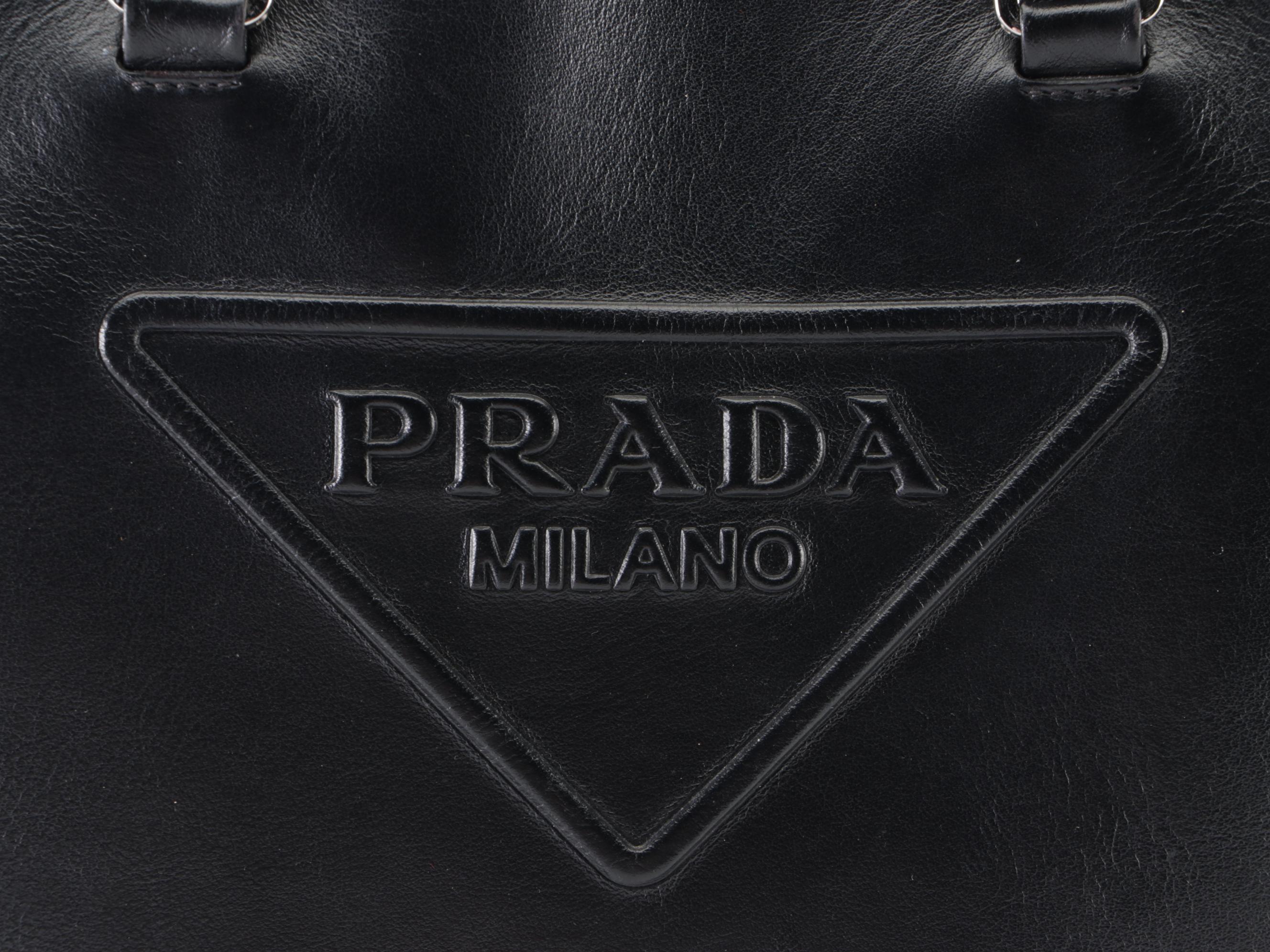 Prada Shopper Tote in Leather