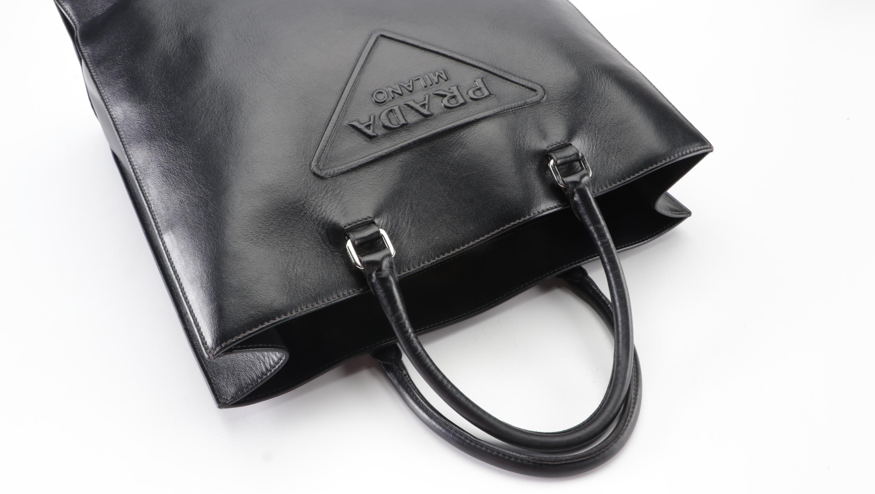 Prada Shopper Tote in Leather