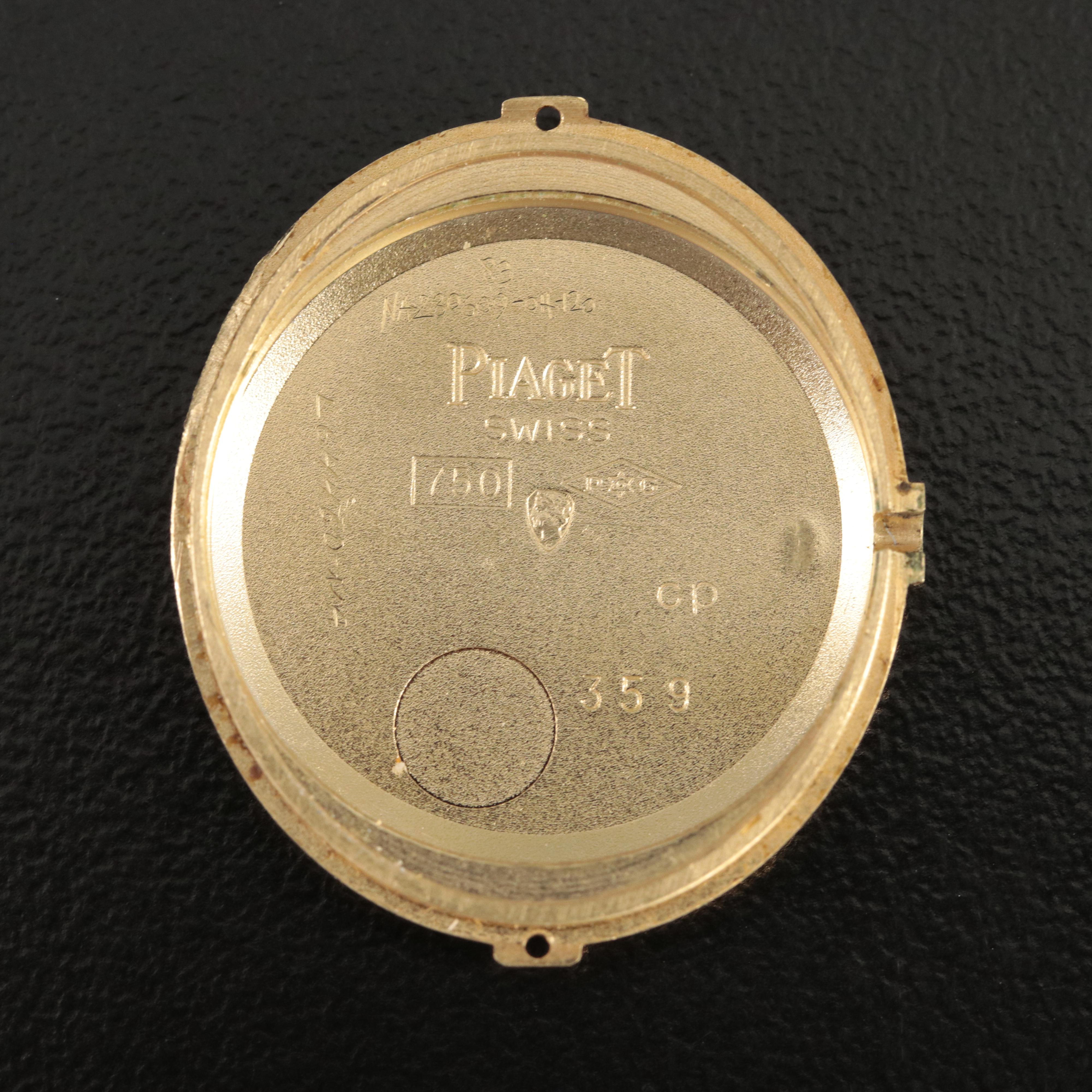 18K Piaget Lapis Lazuli Diamond Dial Watch and Piaget Movement