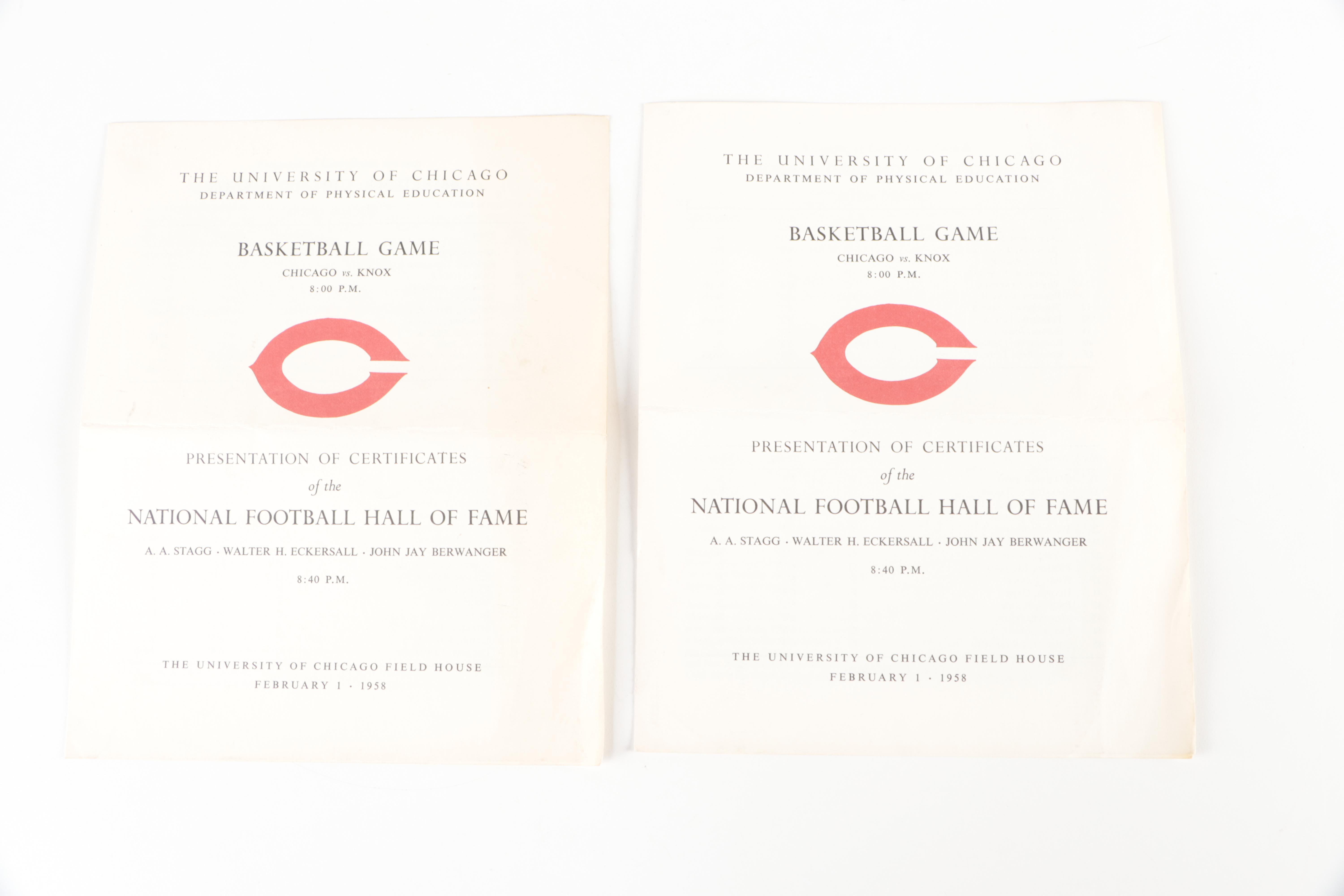 University of Chicago "Eckersall of Chicago" book, "Urchin" Issues and Programs