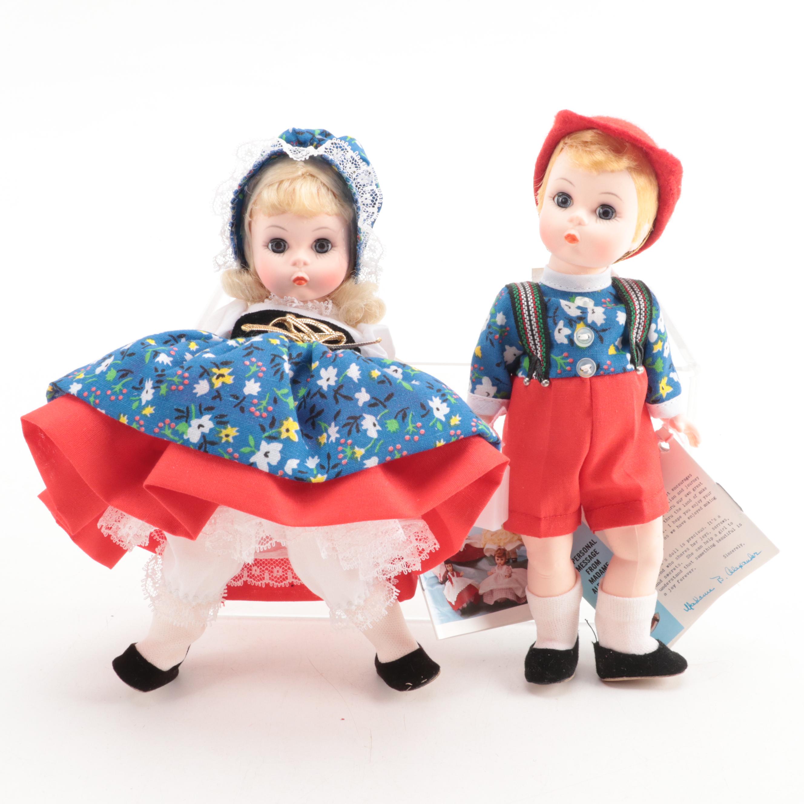 Madame Alexander Storyland Dolls Including "Hansel", "Gretel"