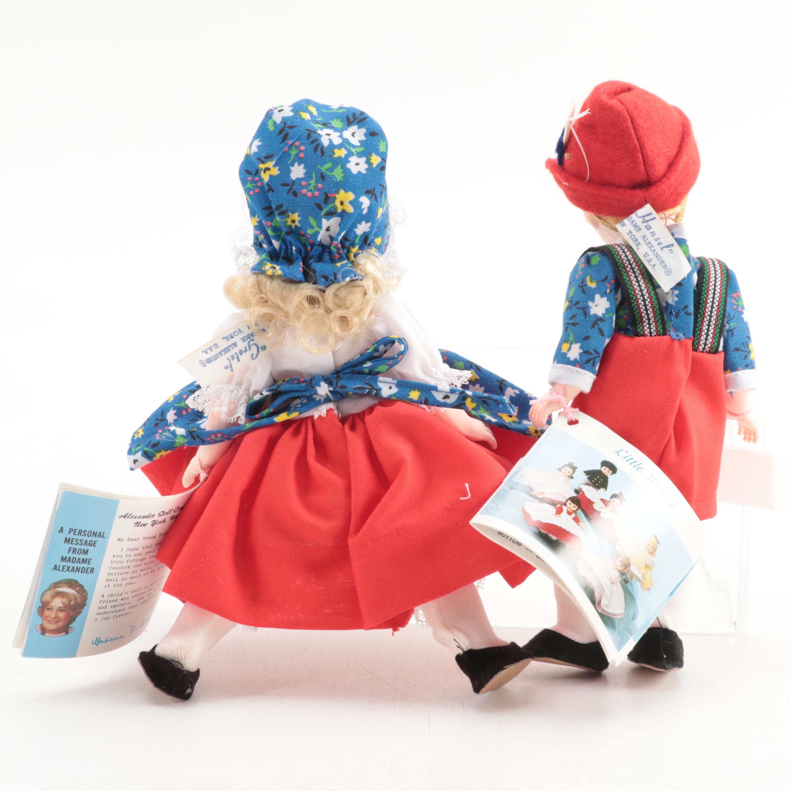 Madame Alexander Storyland Dolls Including "Hansel", "Gretel"