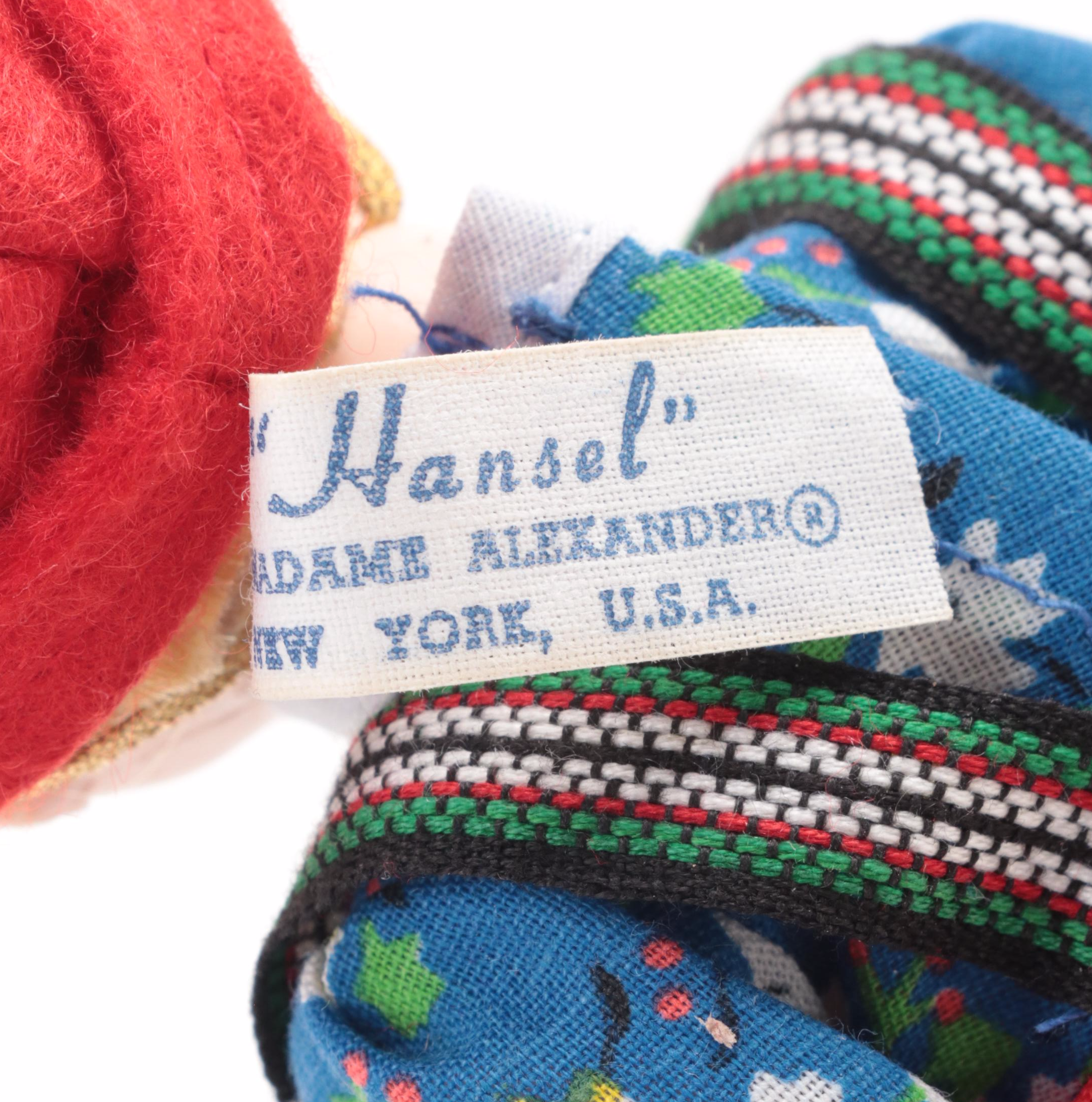 Madame Alexander Storyland Dolls Including "Hansel", "Gretel"