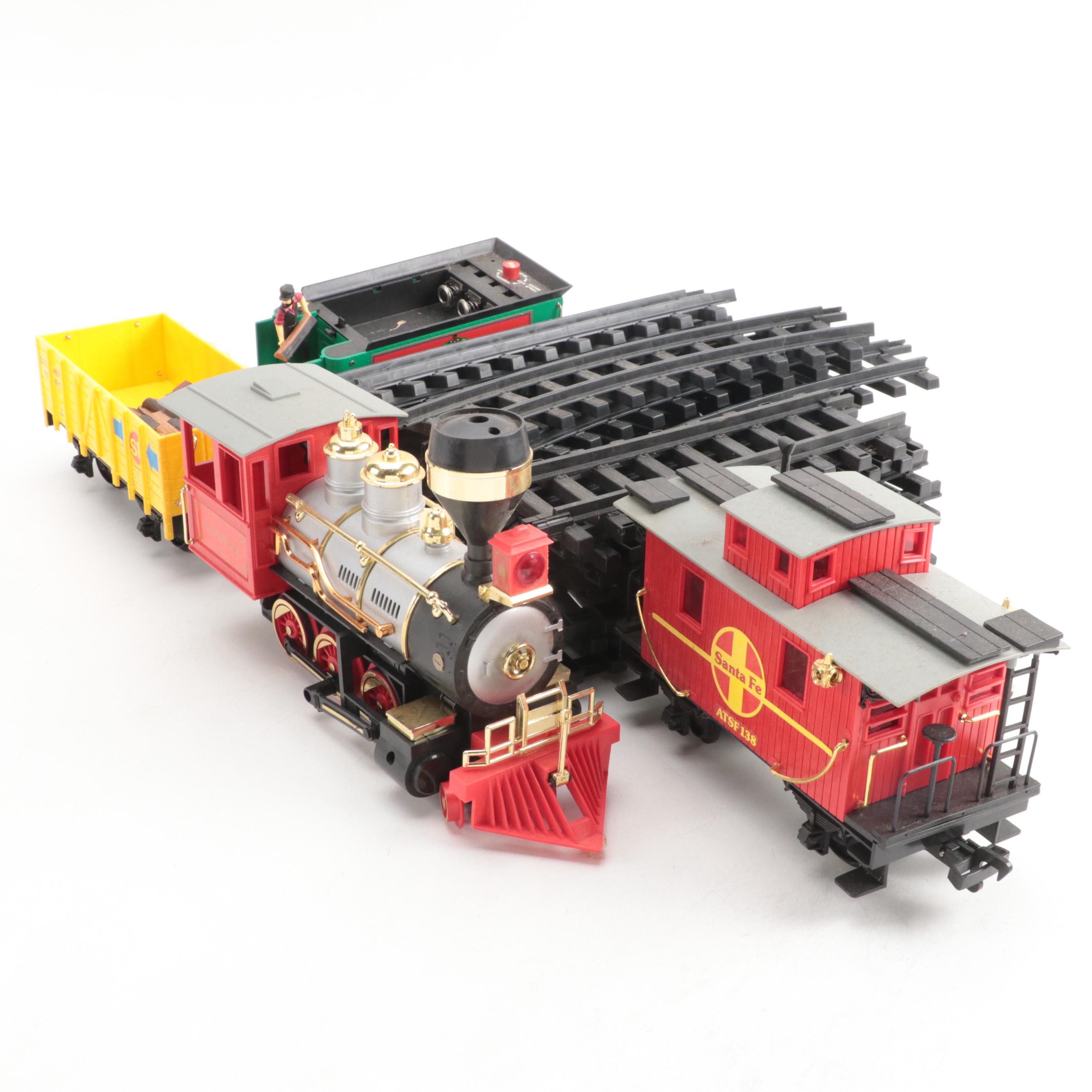 Echo Toy The Classic Rail Train Set with Straight and Curved Tracks