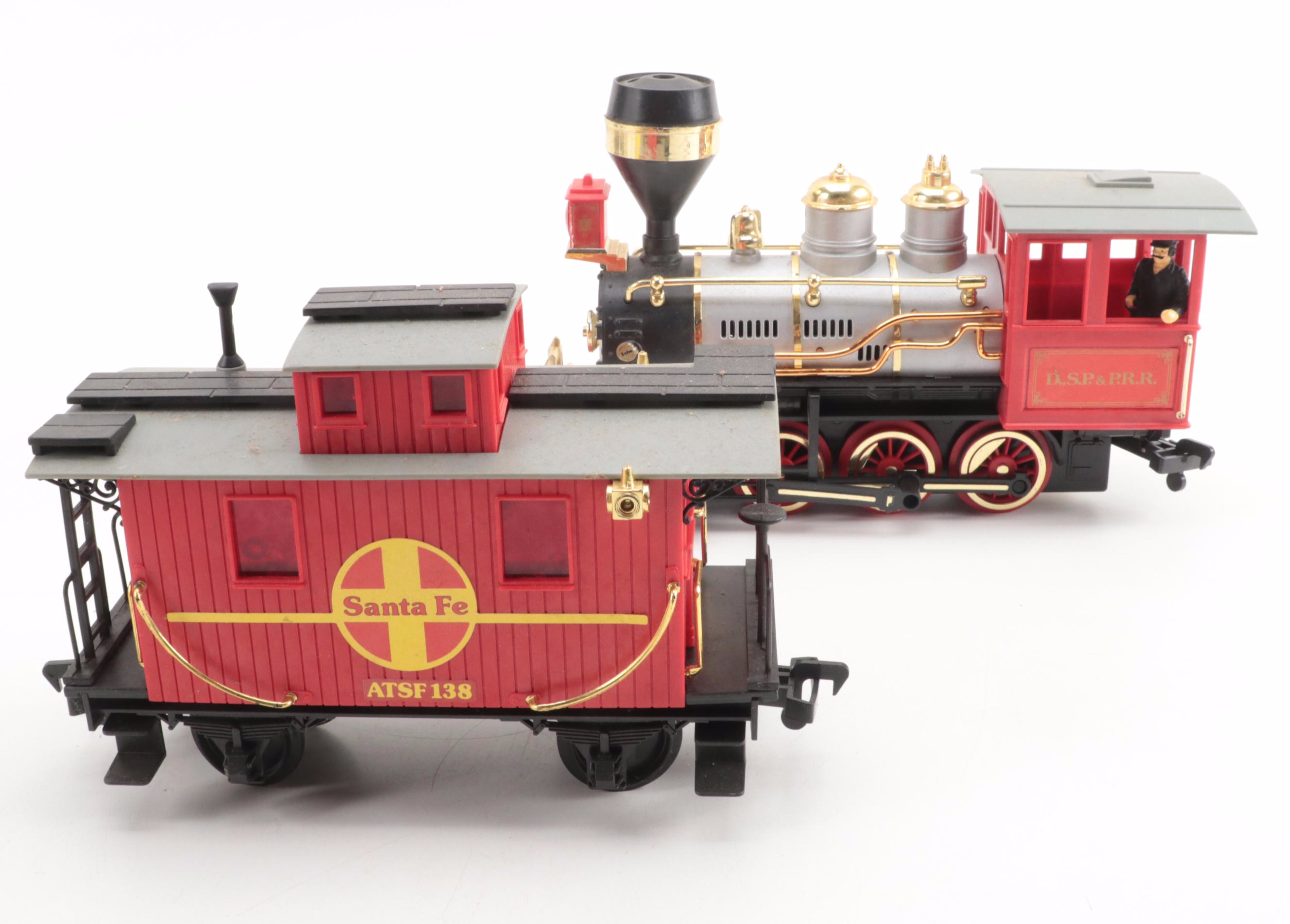 Echo Toy The Classic Rail Train Set with Straight and Curved Tracks