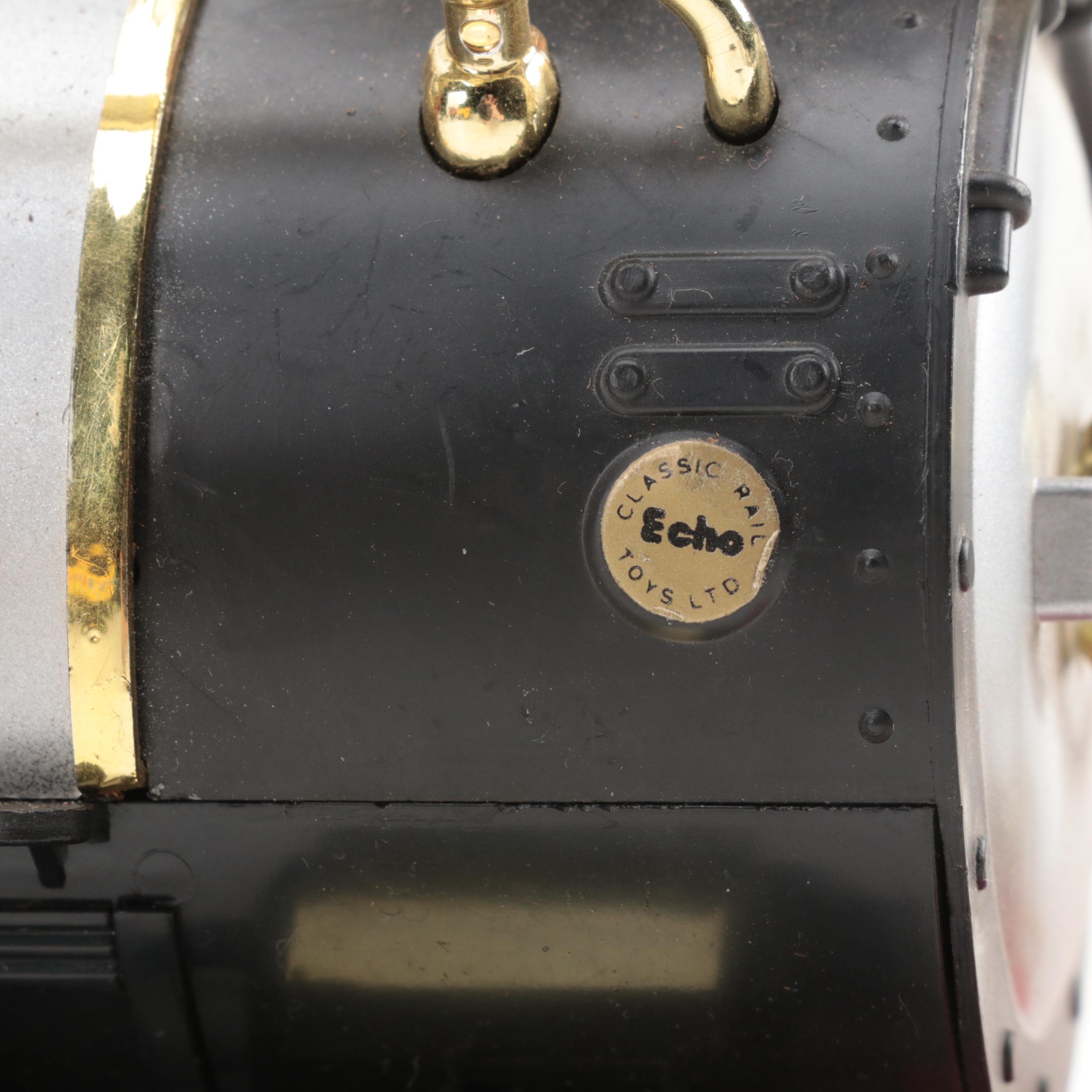 Echo Toy The Classic Rail Train Set with Straight and Curved Tracks