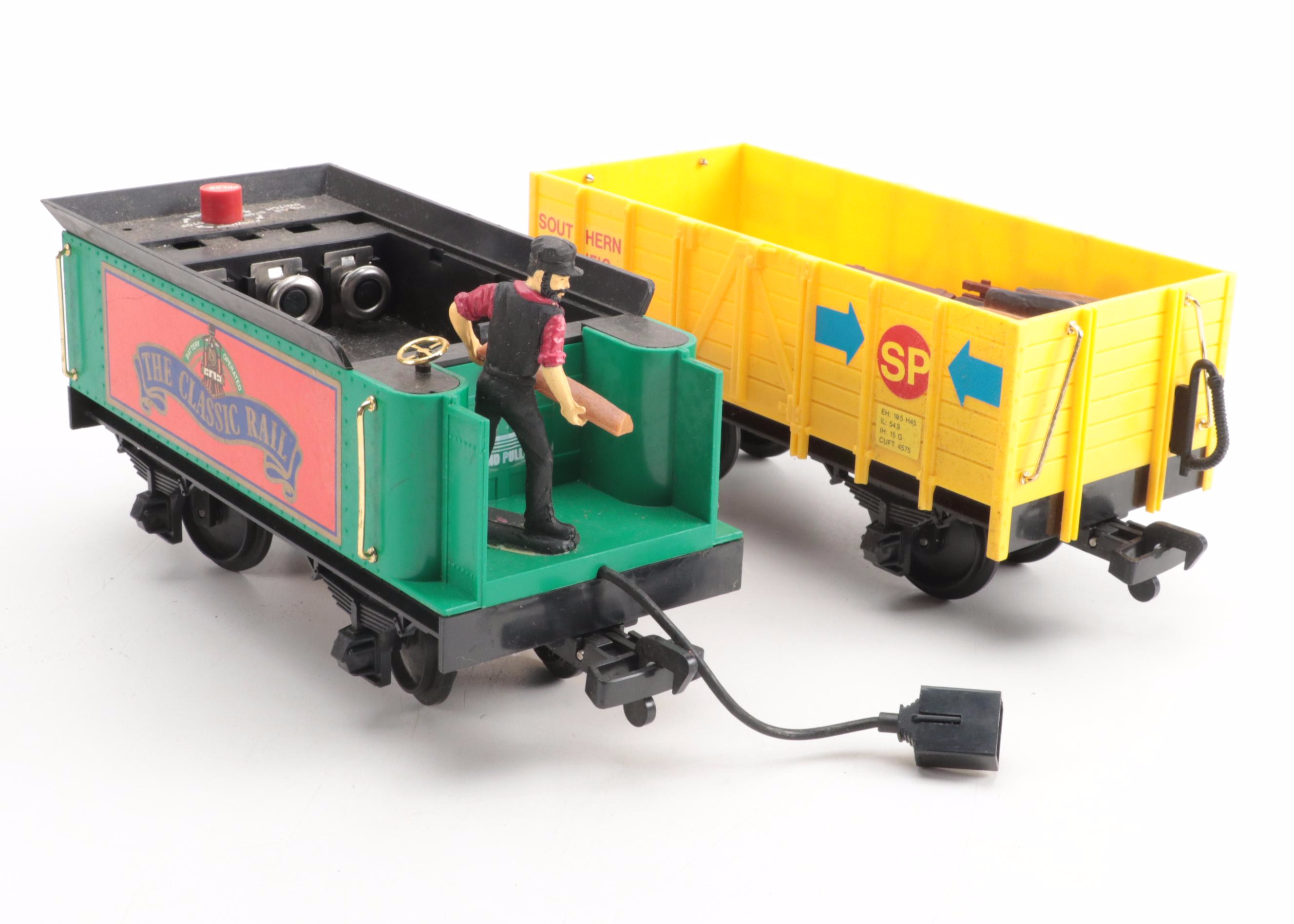Echo Toy The Classic Rail Train Set with Straight and Curved Tracks