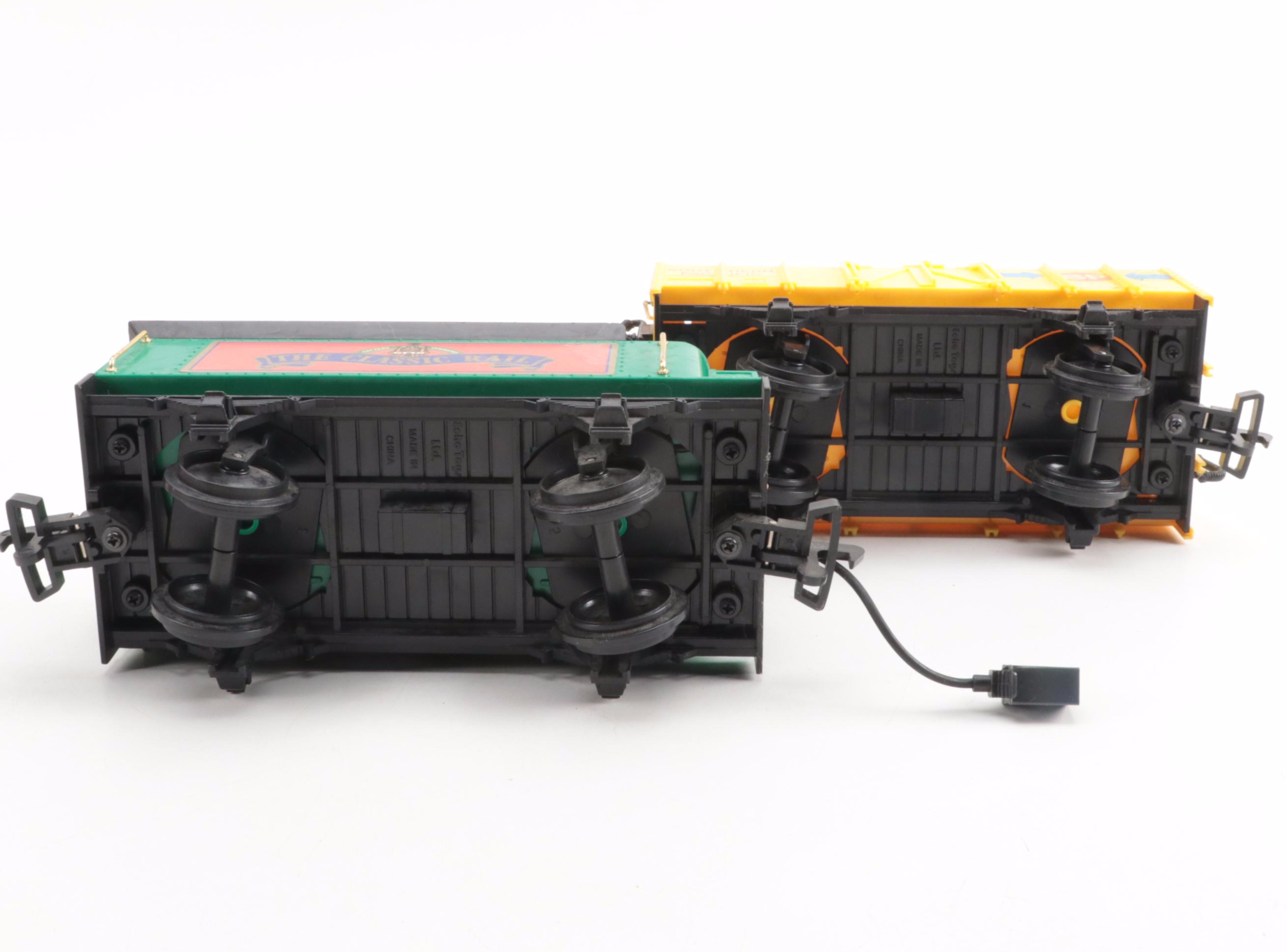 Echo Toy The Classic Rail Train Set with Straight and Curved Tracks