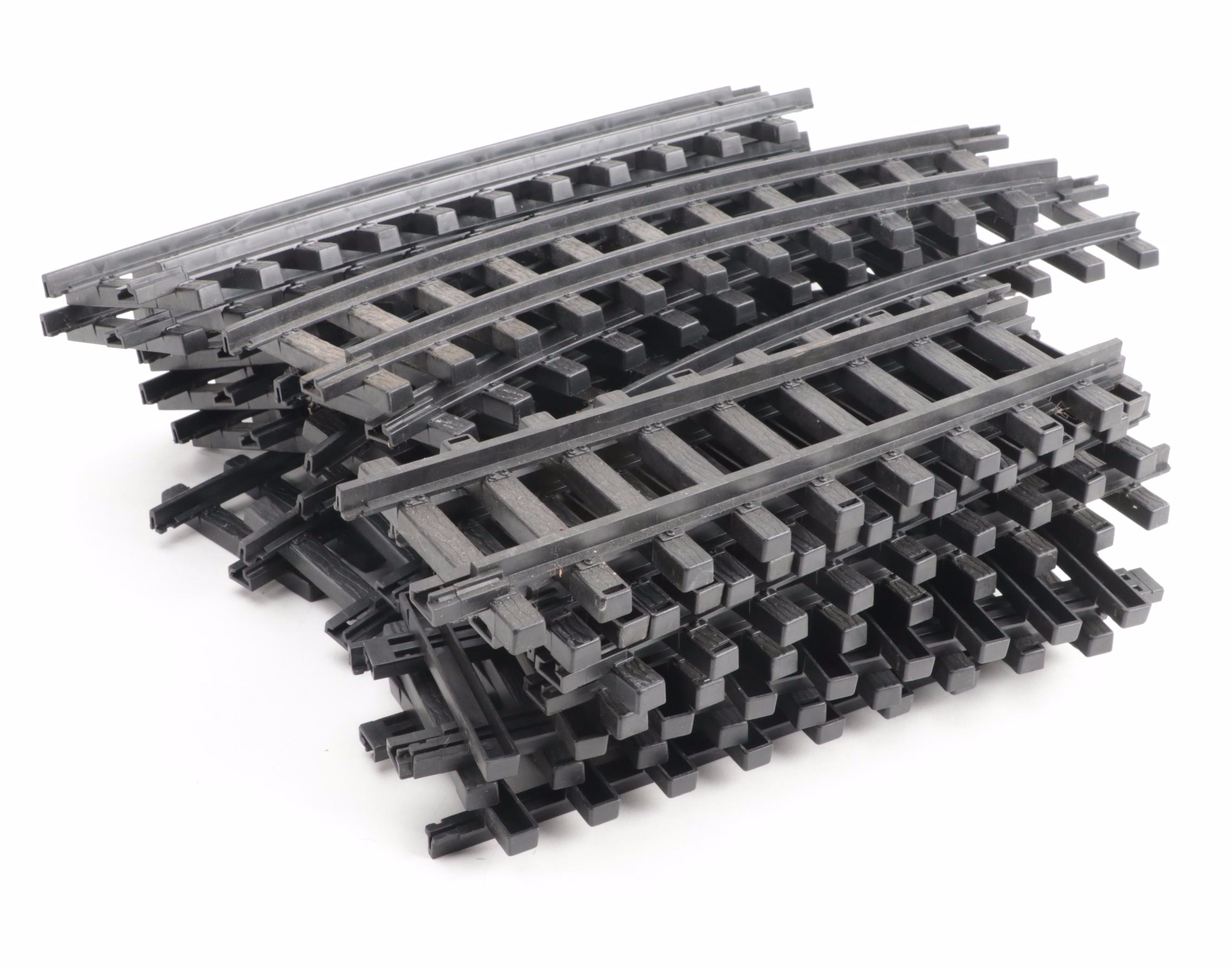 Echo Toy The Classic Rail Train Set with Straight and Curved Tracks