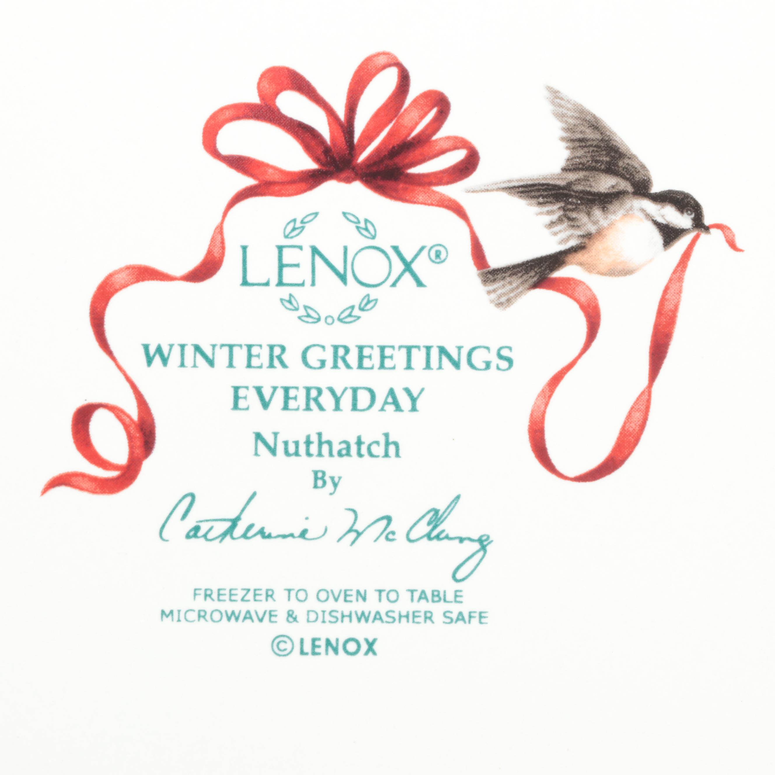 Lenox "Winter Greetings Everyday" Dinnerware Collection