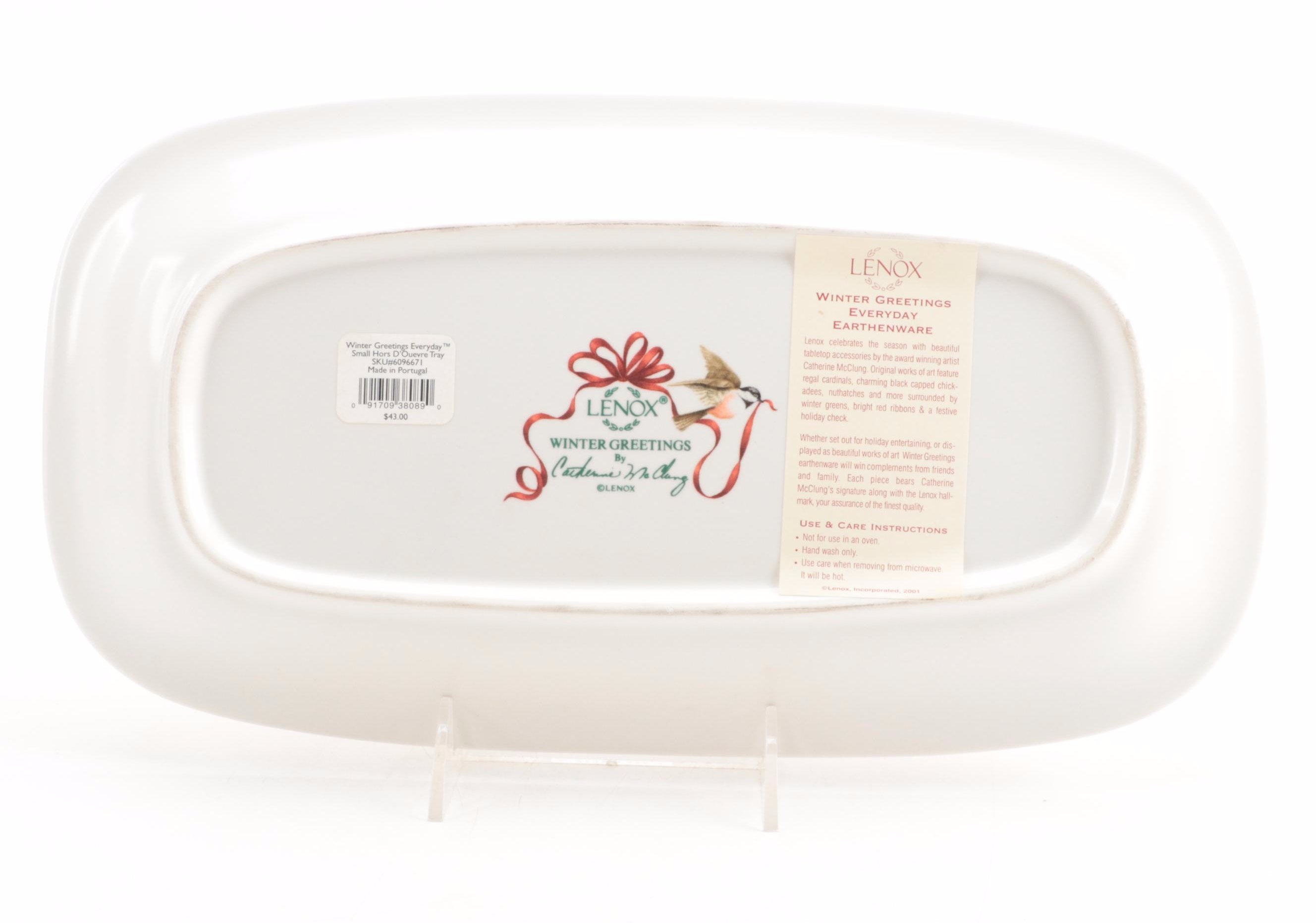 Lenox "Winter Greetings Everyday" Dinnerware Collection